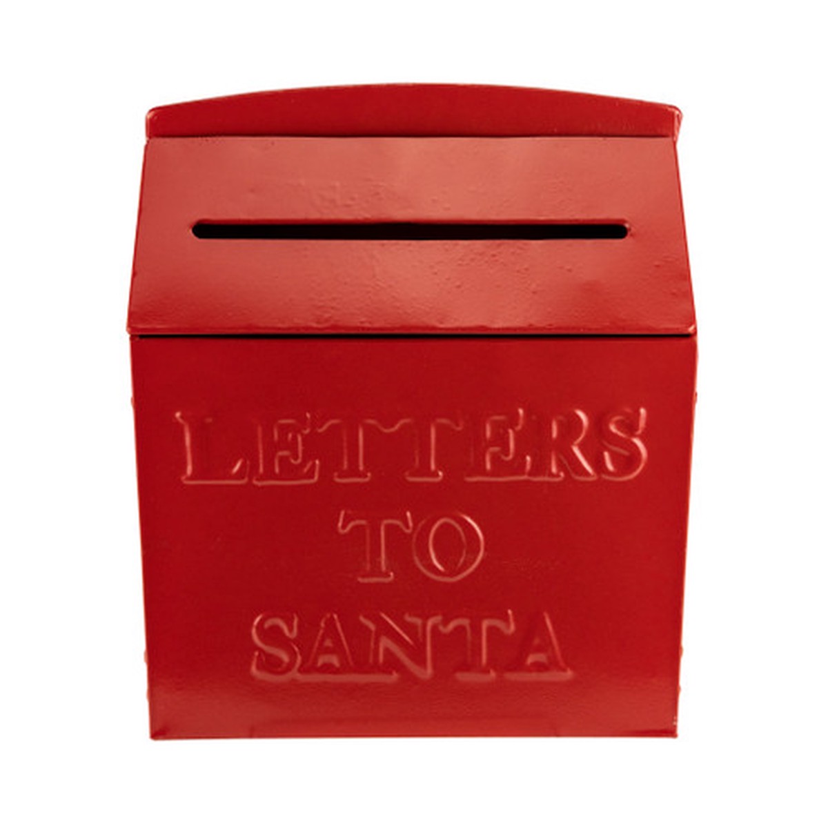11.75" Letters to Santa Red Mail Box Christmas Wall Hanging