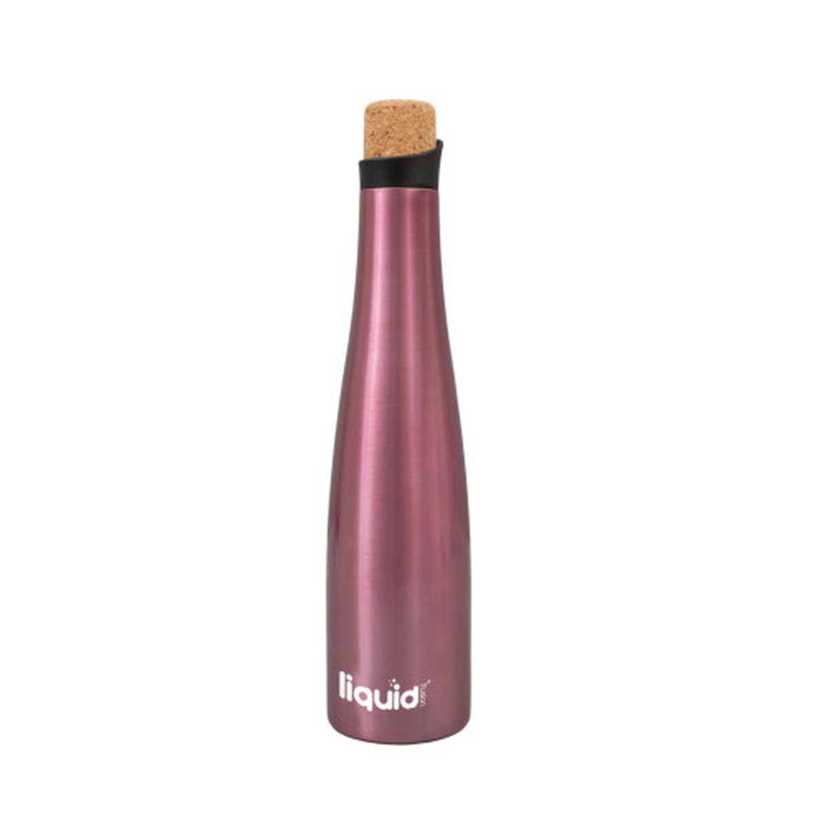 13.25" Rose Gold Wine Carafe Stainless Steel Water Bottle, 750 ml