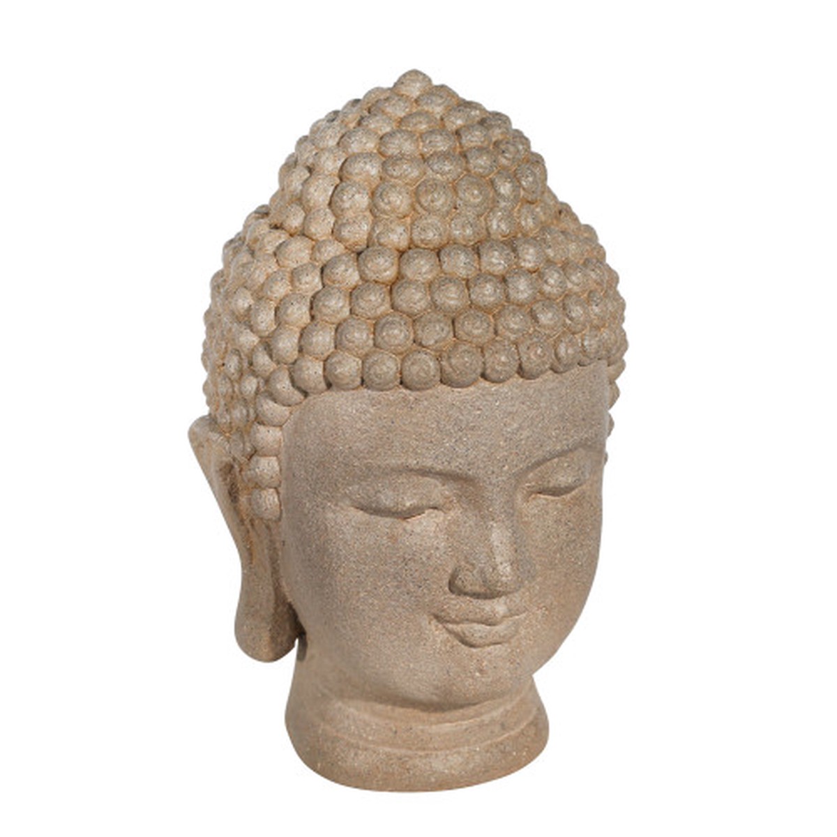 Buddha Head Statue - 11.5" - Ivory