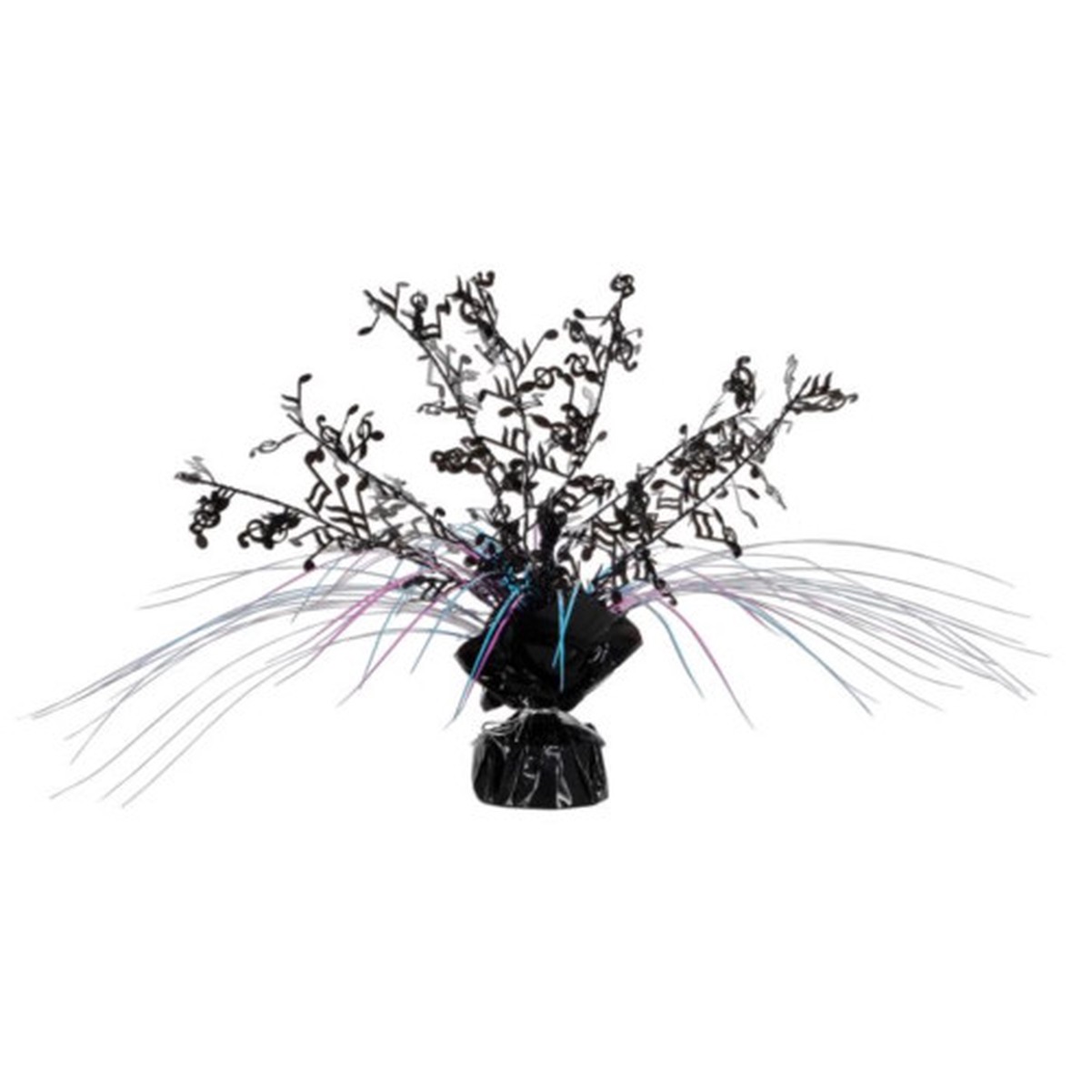 Musical Notes Party Centerpieces - 11" - Black, Pink and Blue - Pack of 12