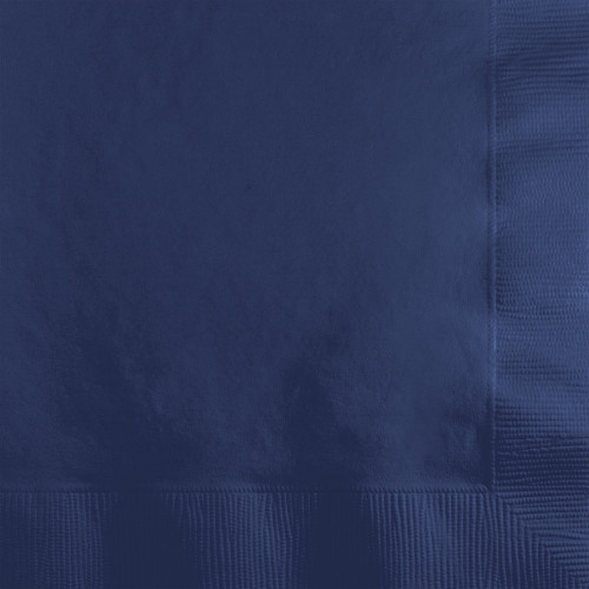 2-Ply Disposable Party Beverage Napkins - 5" - Navy Blue - Club Pack of 600