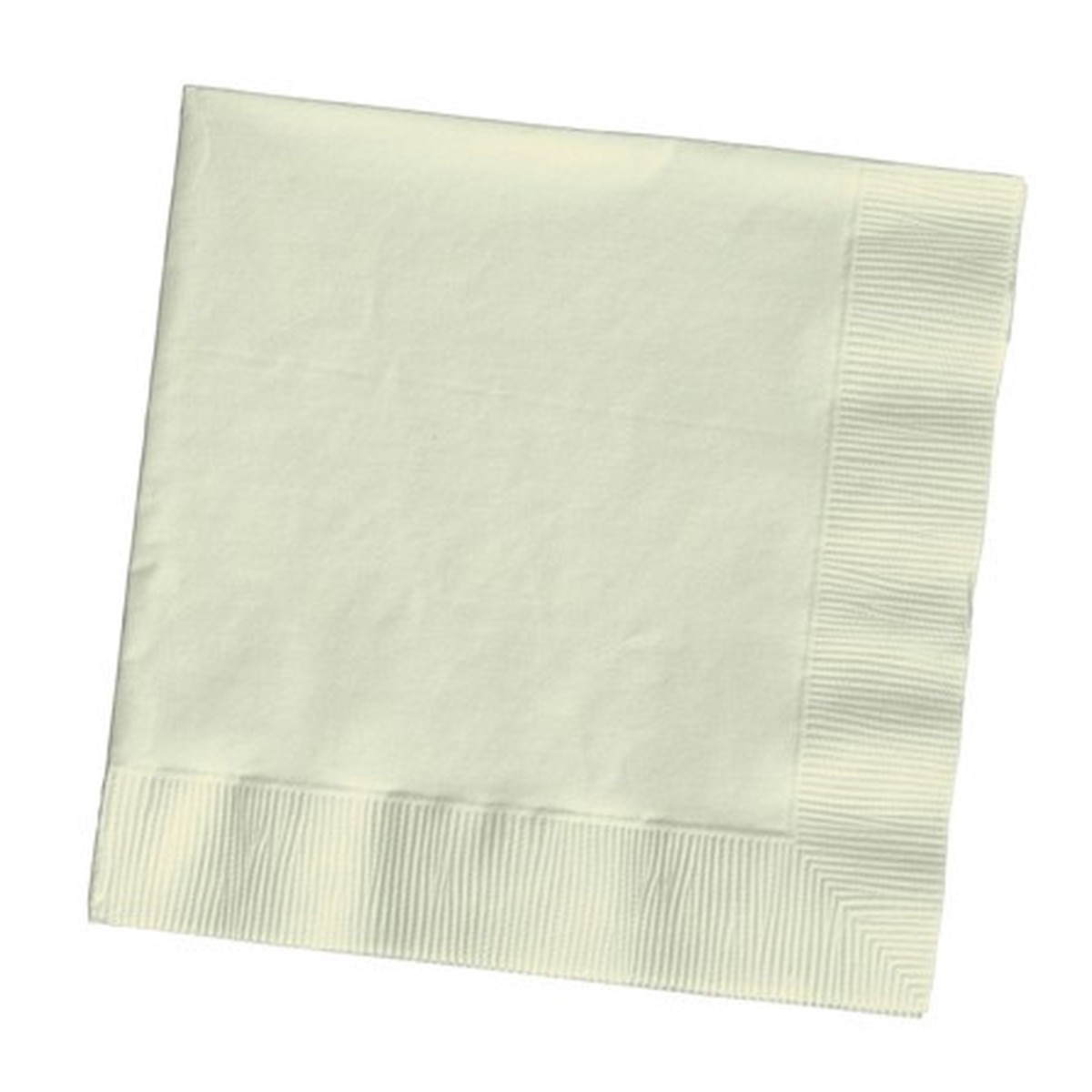 3-Ply Disposable Luncheon Napkins - 6.5" - Cream - Club Pack of 500