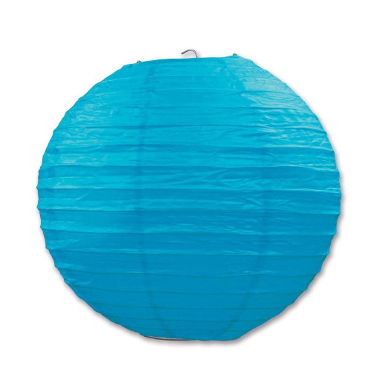 Accordion-Style Paper Lantern Party Decorations - 9.5" - Turquoise - Pack of 18