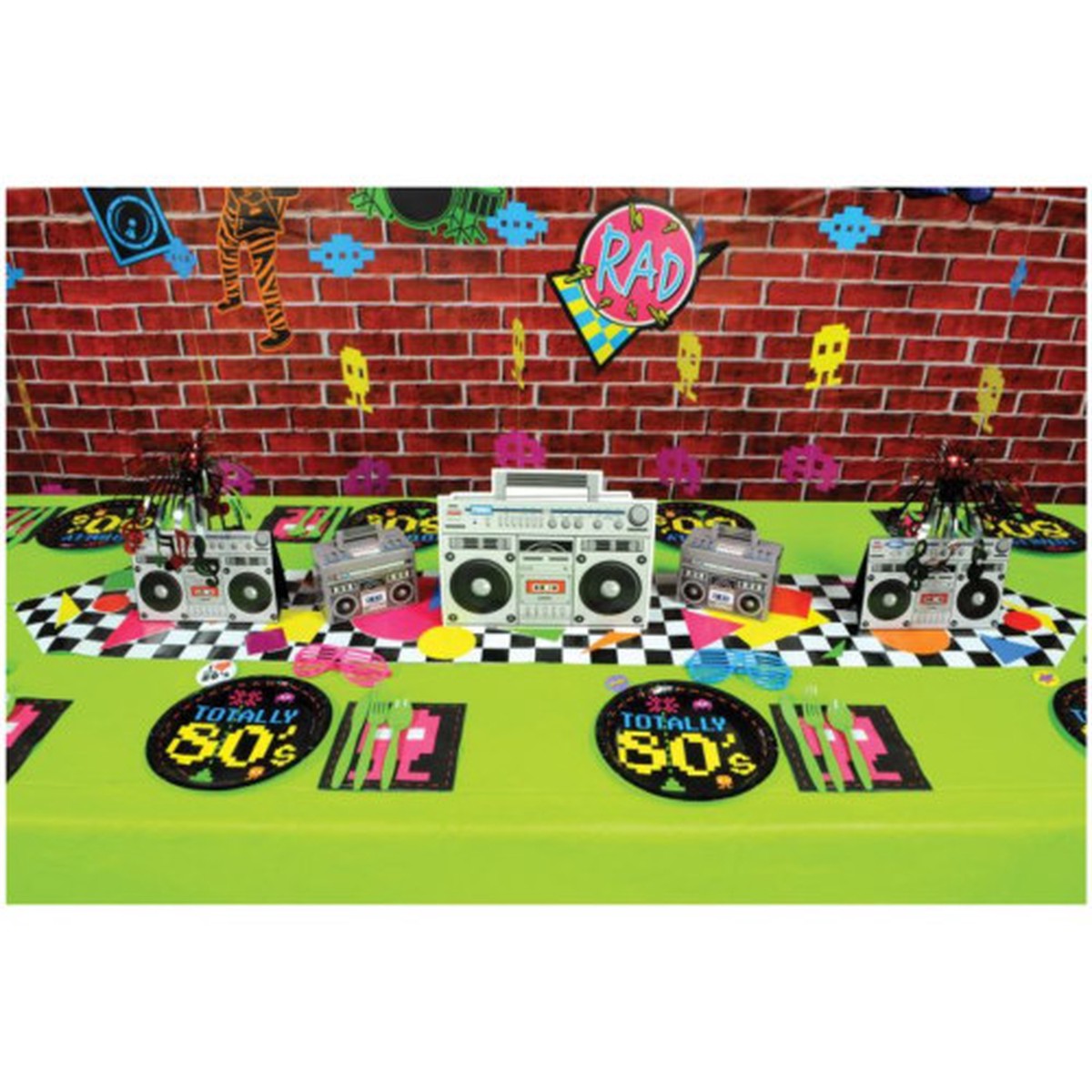 Retro Boombox Party Favor Boxes - 5.75" - Multicolor - Pack of 36