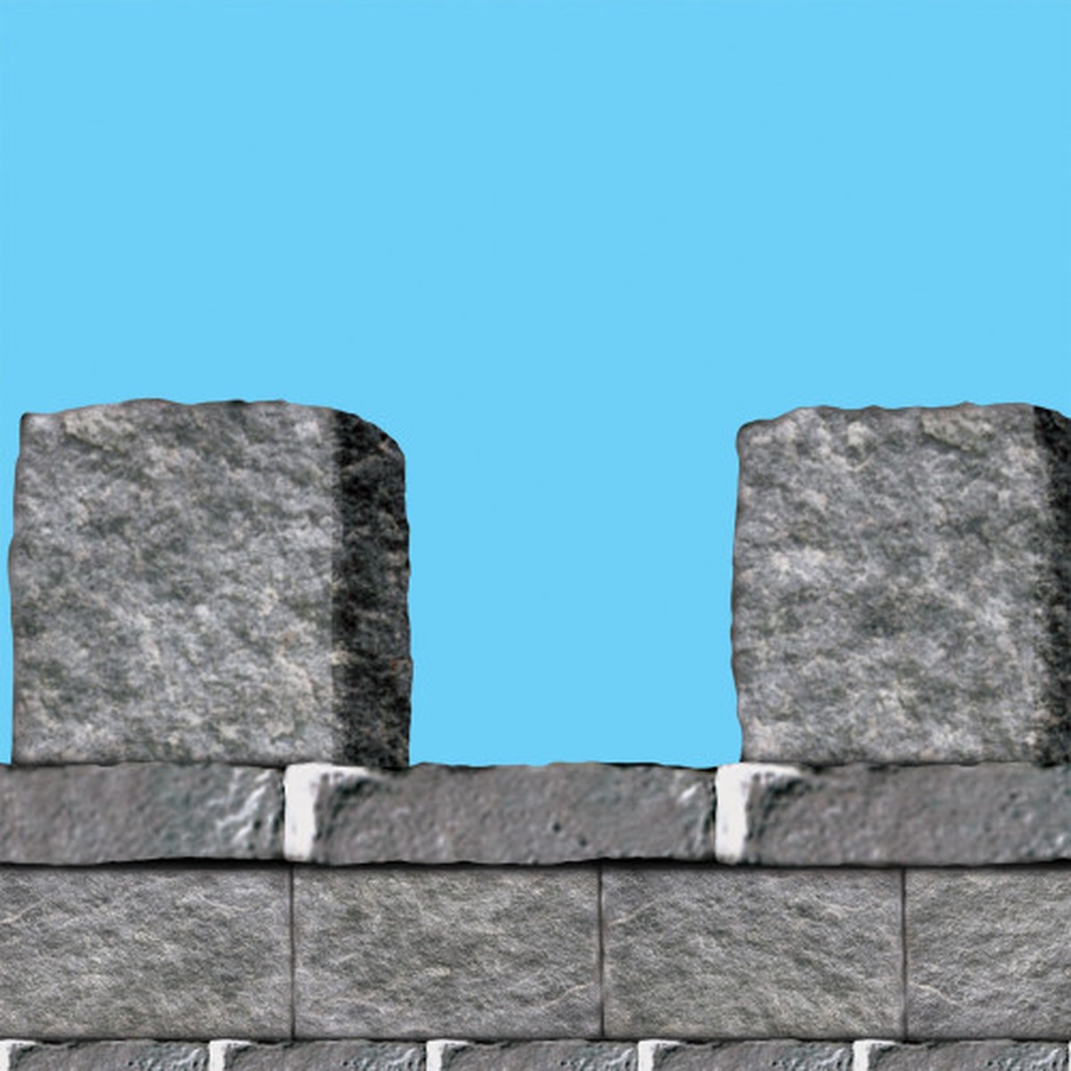 Stone Castle Wall Photo Backdrop - 30' - Gray - Pack of 6