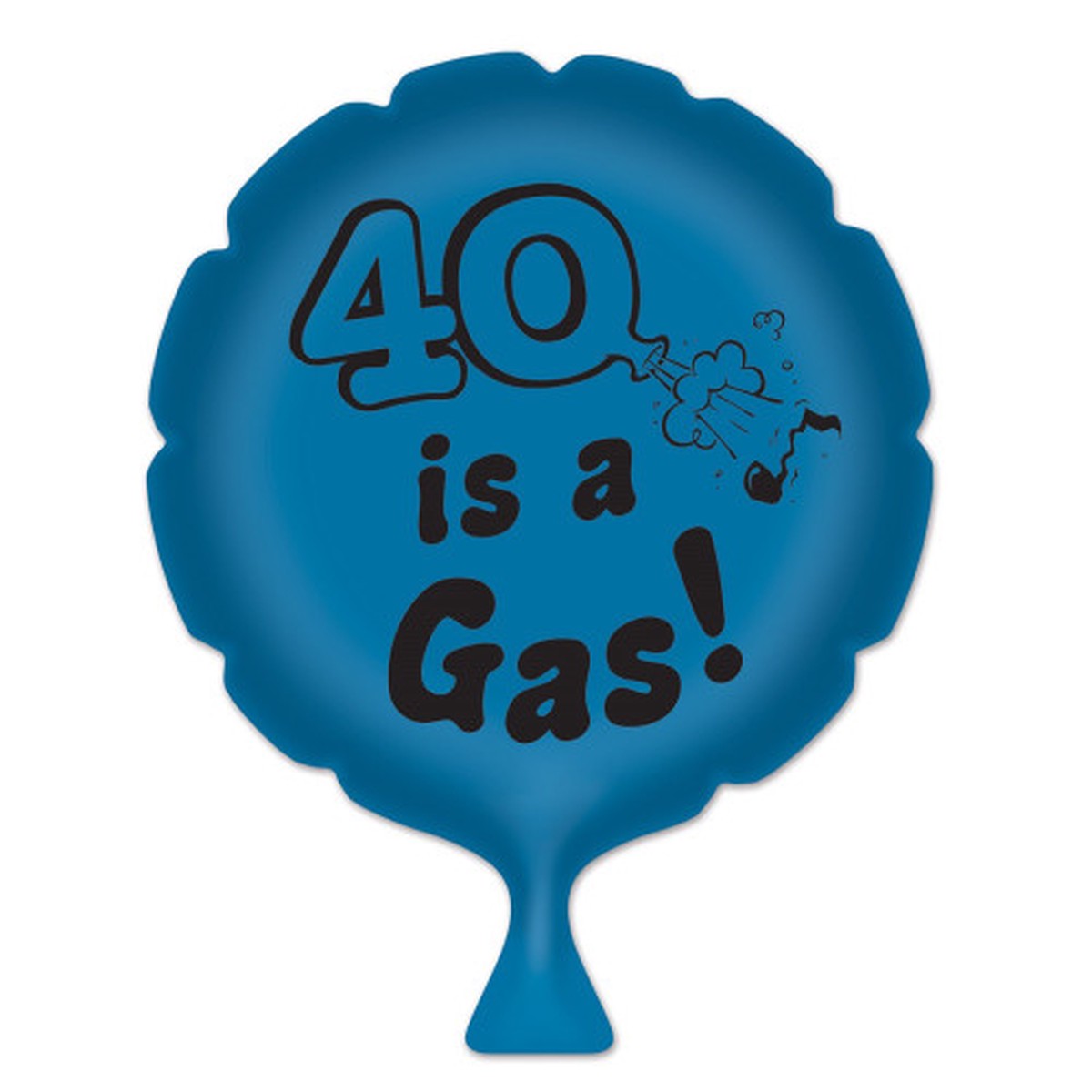 “40” Is A Gas Whoopee Cushion Party Favors – 8″ – Blue and Black – Pack of 6