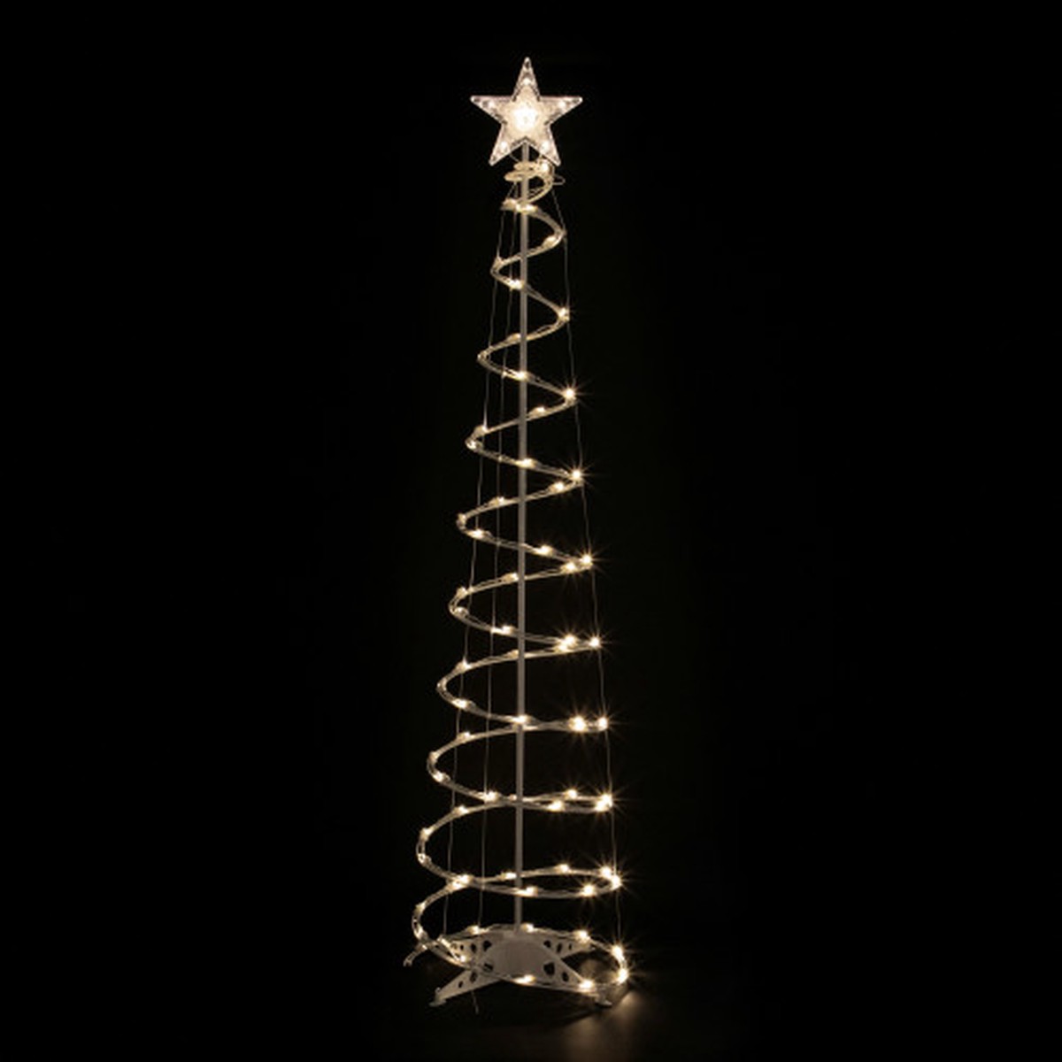 6' LED Lighted Spiral Outdoor Christmas Tree - Warm White Lights