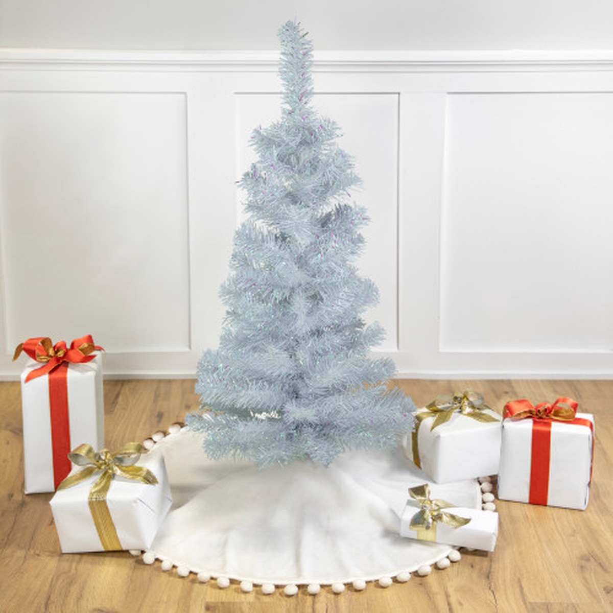 Medium Rockport White Pine Artificial Christmas Tree - 3' - Unlit