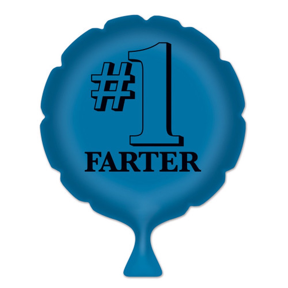 “1” Farter Whoopee Cushion Party Favors – 8″ – Blue and Black – Pack of 6