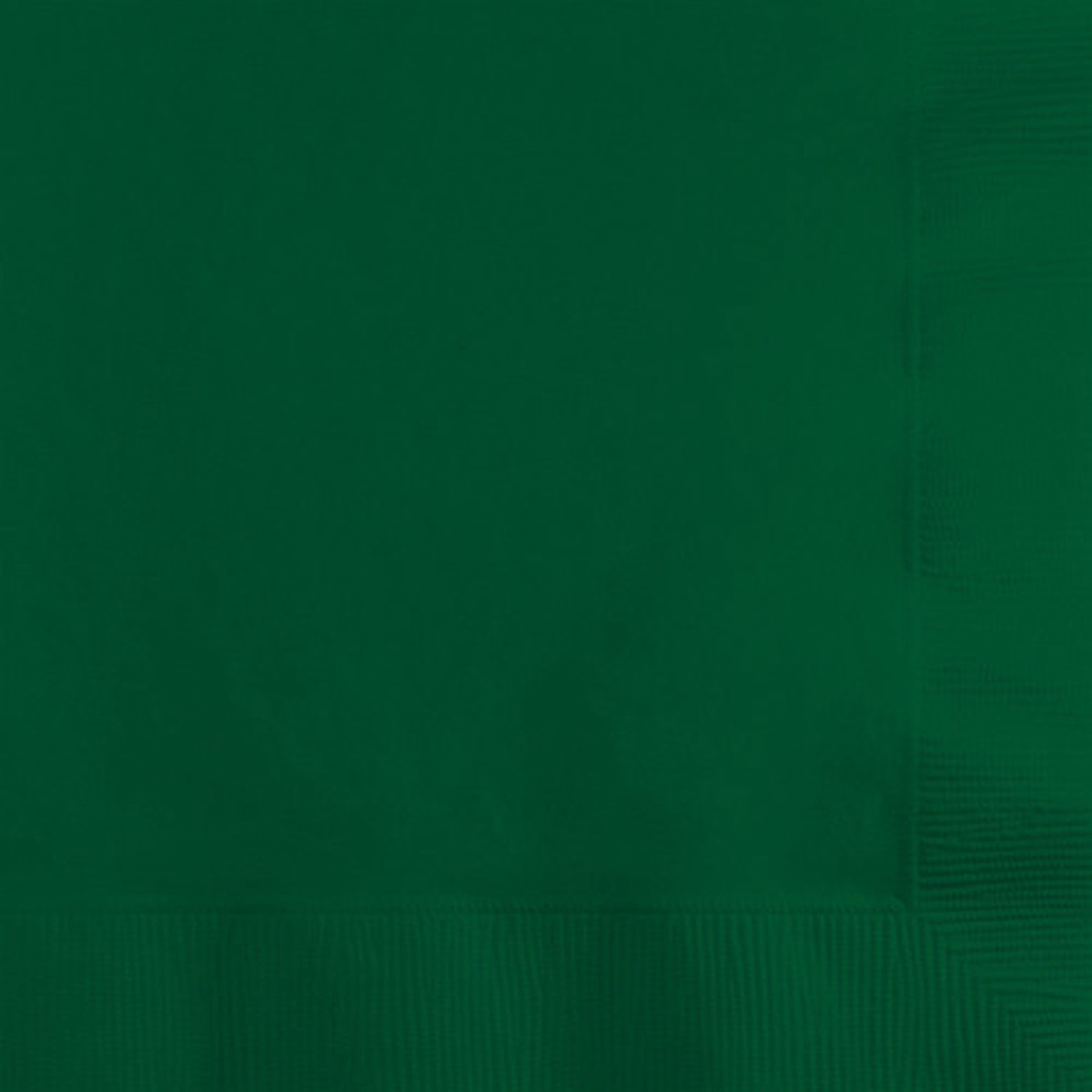 2-Ply Disposable Beverage Napkins - 5" - Hunter green - Club Pack of 1200
