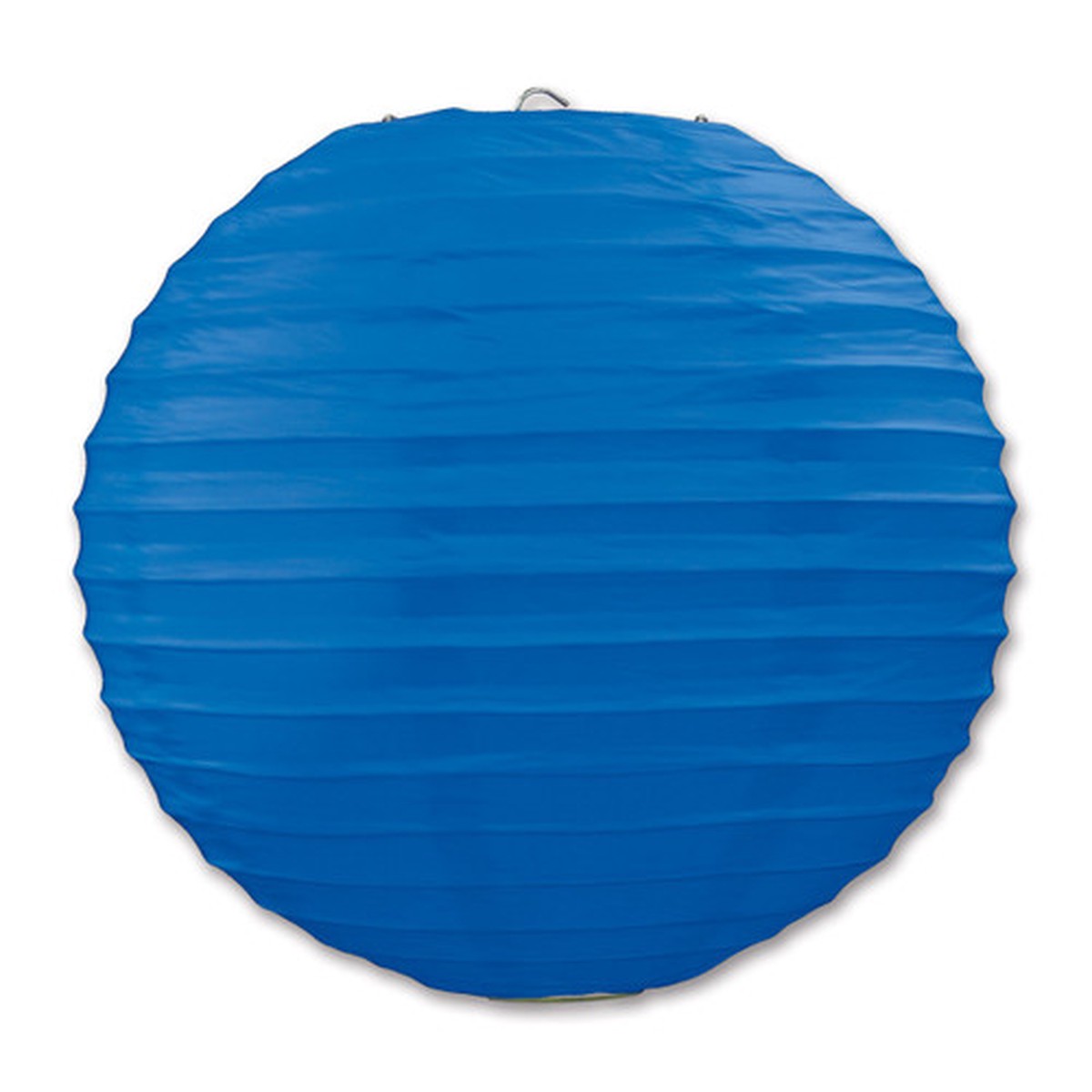 Club Pack of 18 Round Blue Hanging Paper Lanterns 9.5"