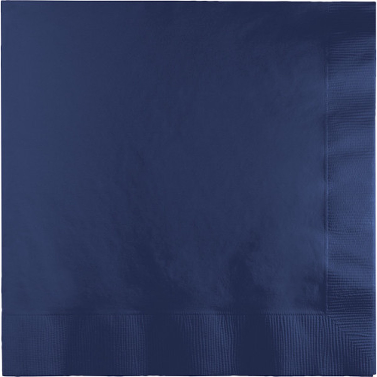 3-Ply Disposable Beverage Napkins - 8.75" - Navy Blue - Club Pack of 250