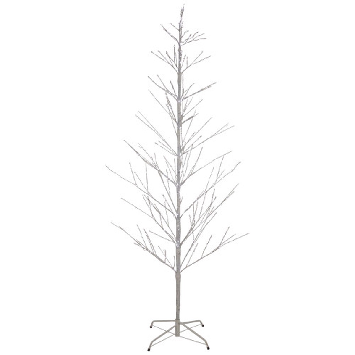 6' LED Lighted White Birch Christmas Twig Tree - Pure White Lights