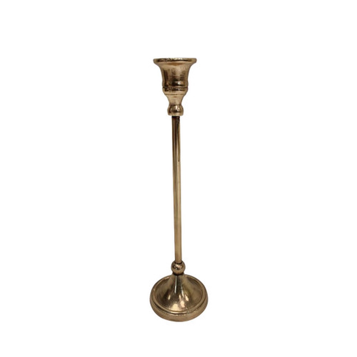 12" Bronze Contemporary Candlestick Holder Tabletop Decor - Large