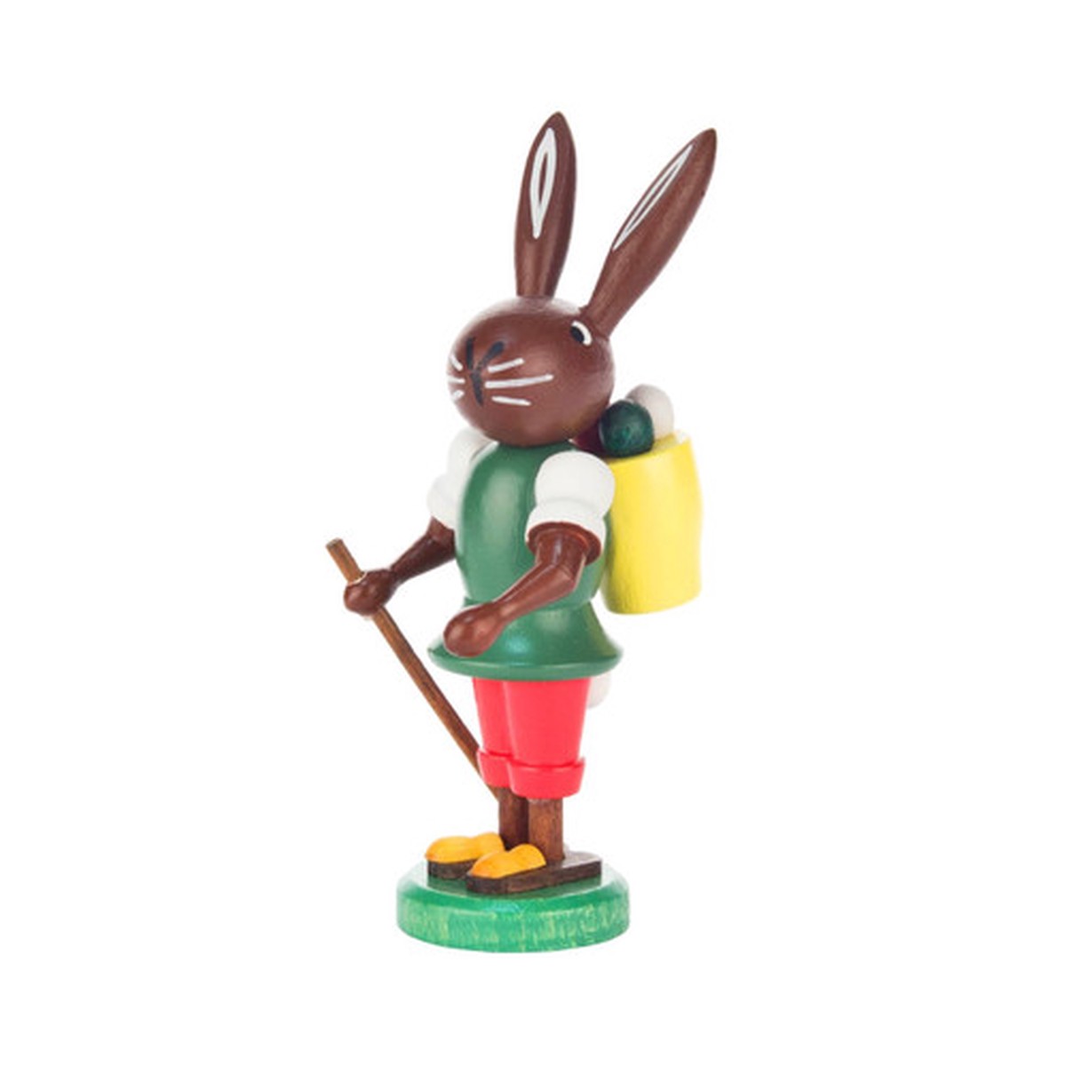 3.5" Dregeno Rabbit with Basket Easter Figure