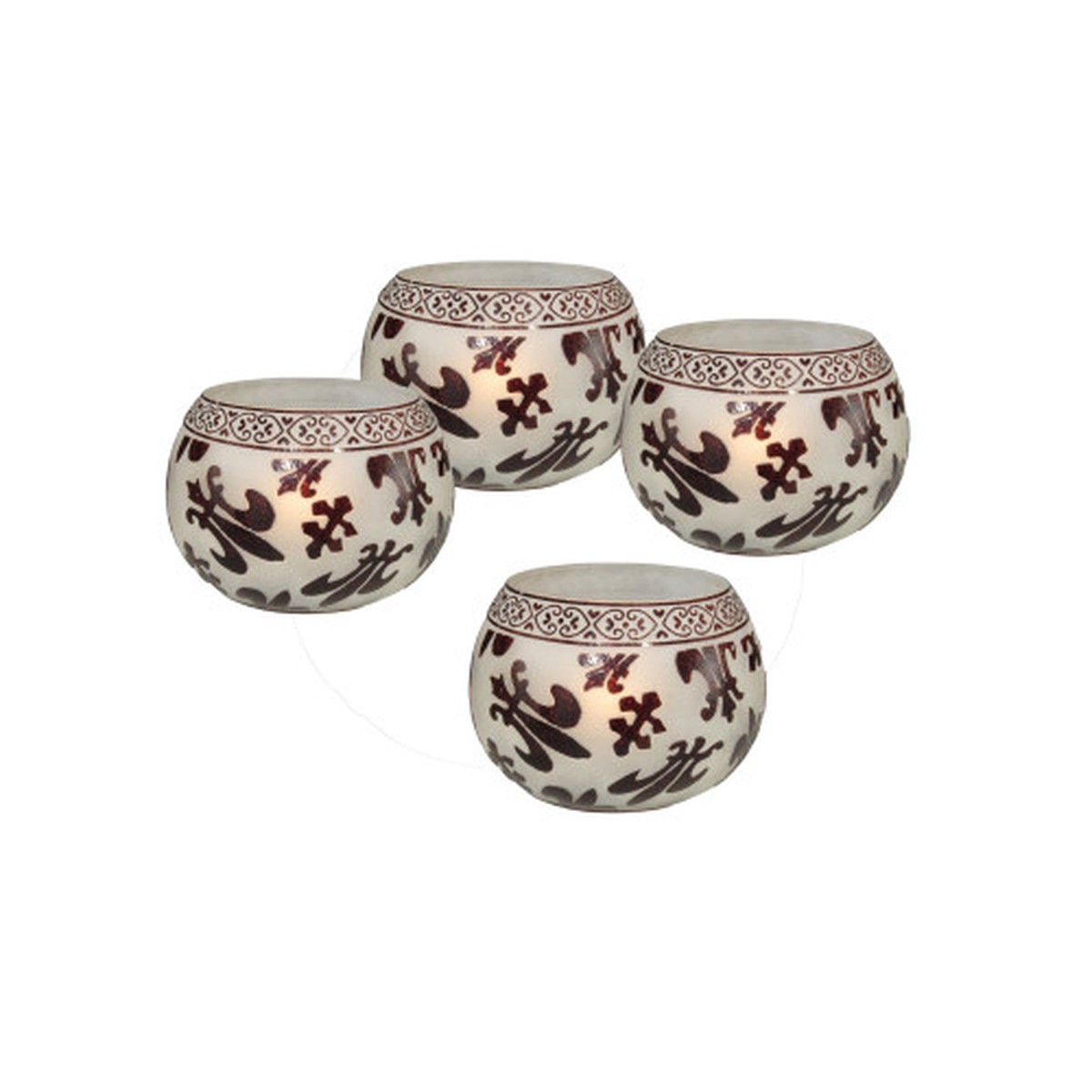 Set of 4 Feori Votive Candle Holders 4"