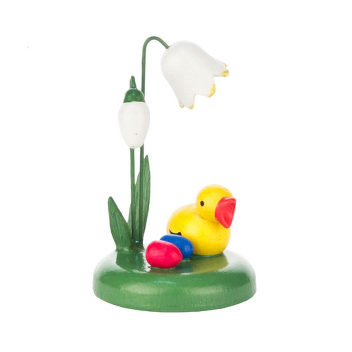 2" Dregeno Chick Under Flower Easter Figure