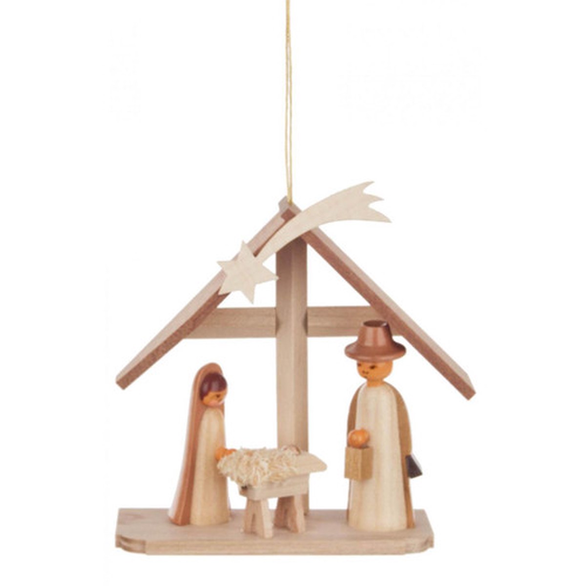 3.5" Nativity with Holy Family Dregeno Christmas Hanging Ornament
