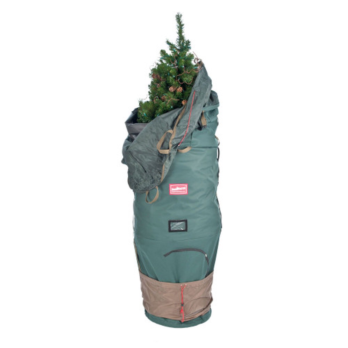 33" Basil Green Large Upright Christmas Tree Storage Bag