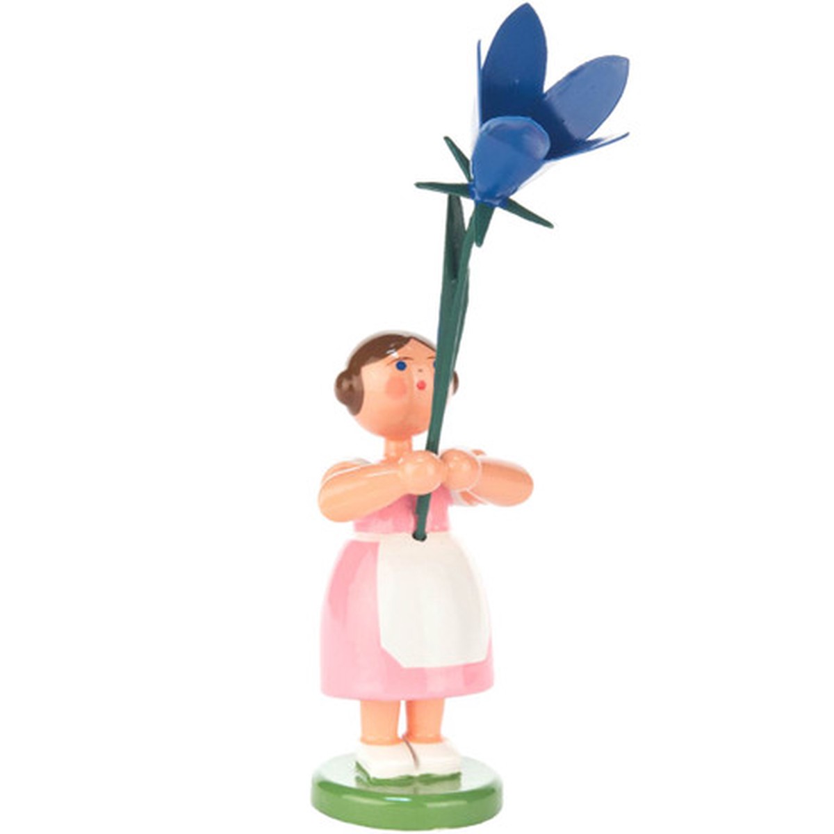 4.5" Dregeno Bluebell Flower Girl Easter Figurine