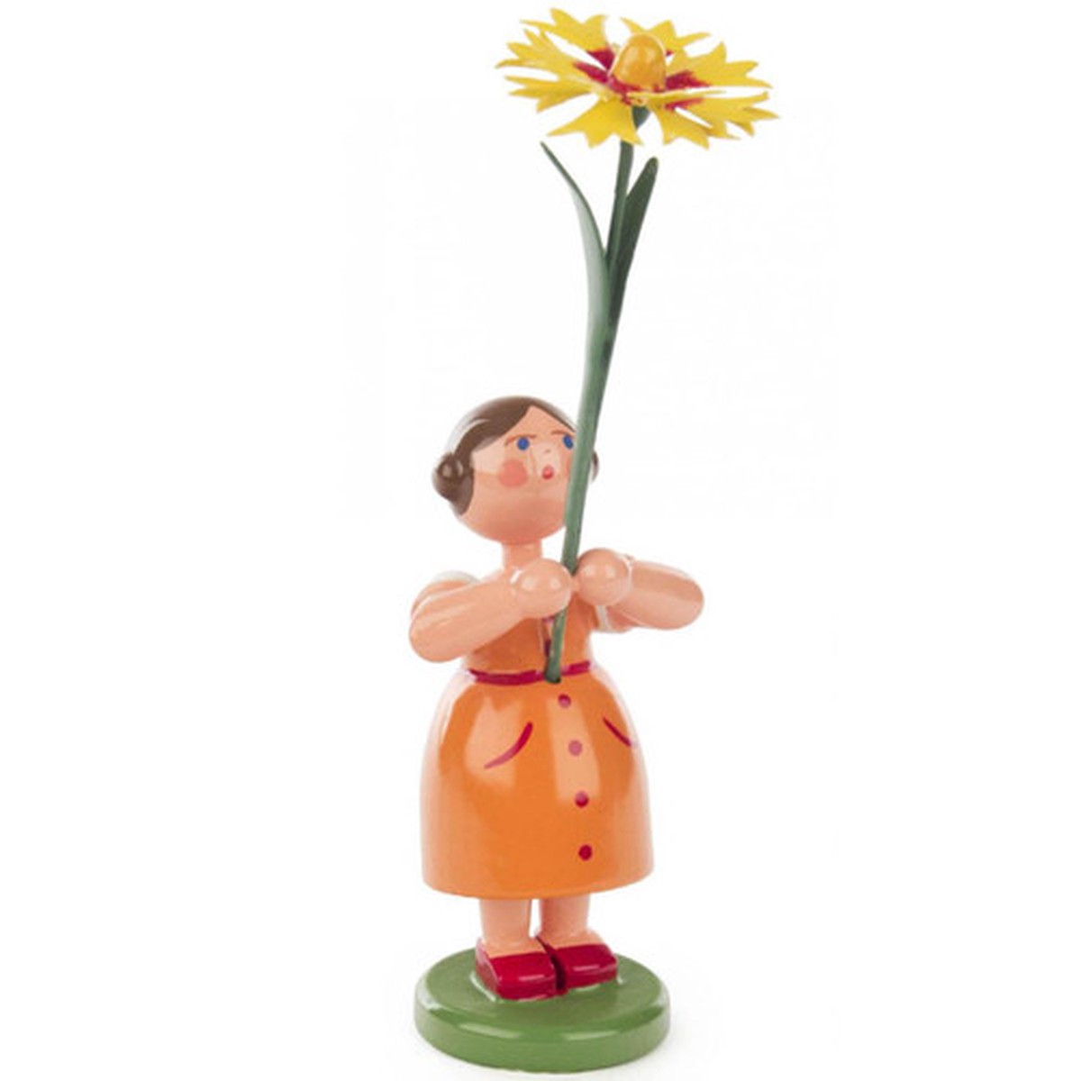4.5" Dregeno Butter Flower Girl Easter Figurine