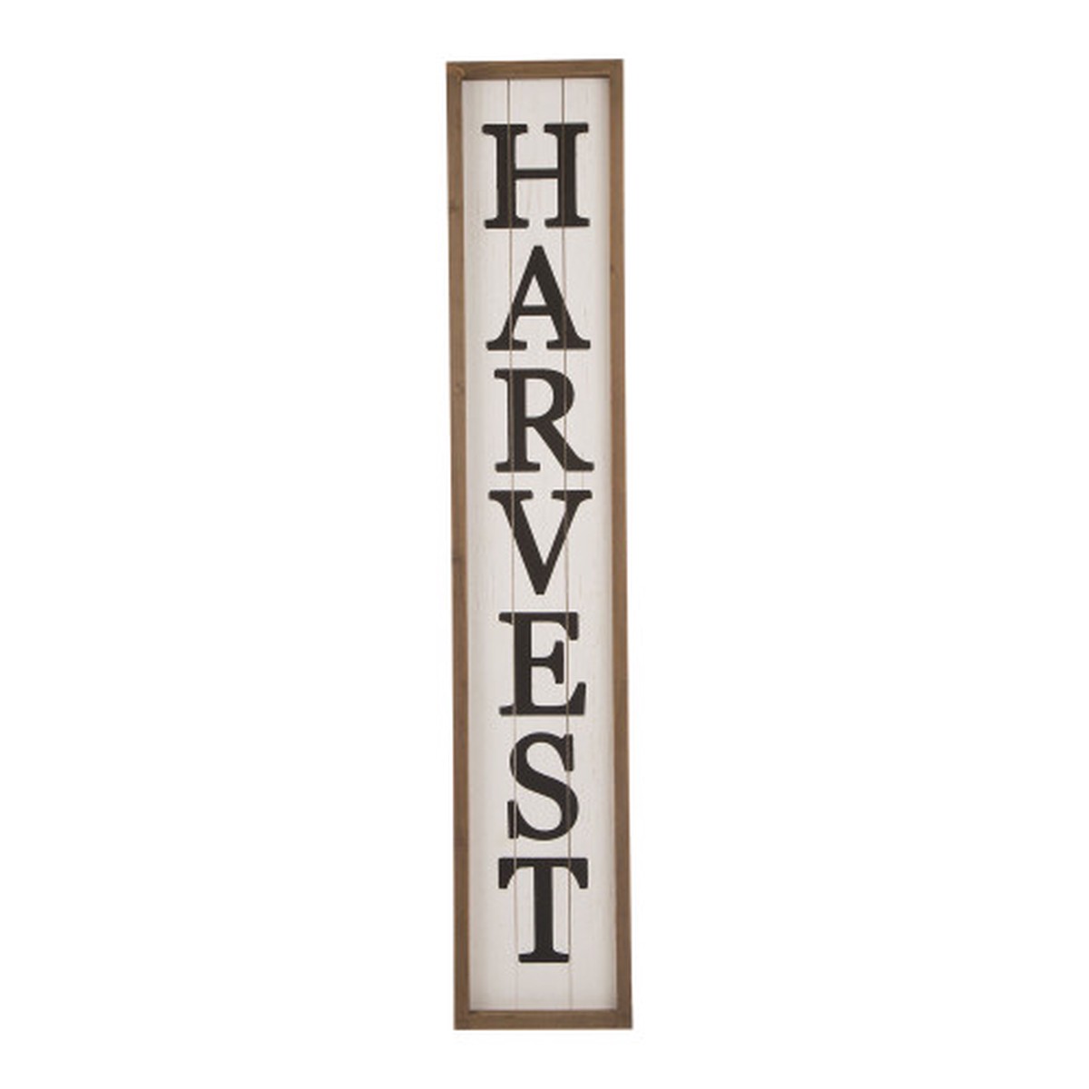 41.5" Black and White 'Harvest' Thanksgiving Wall Sign