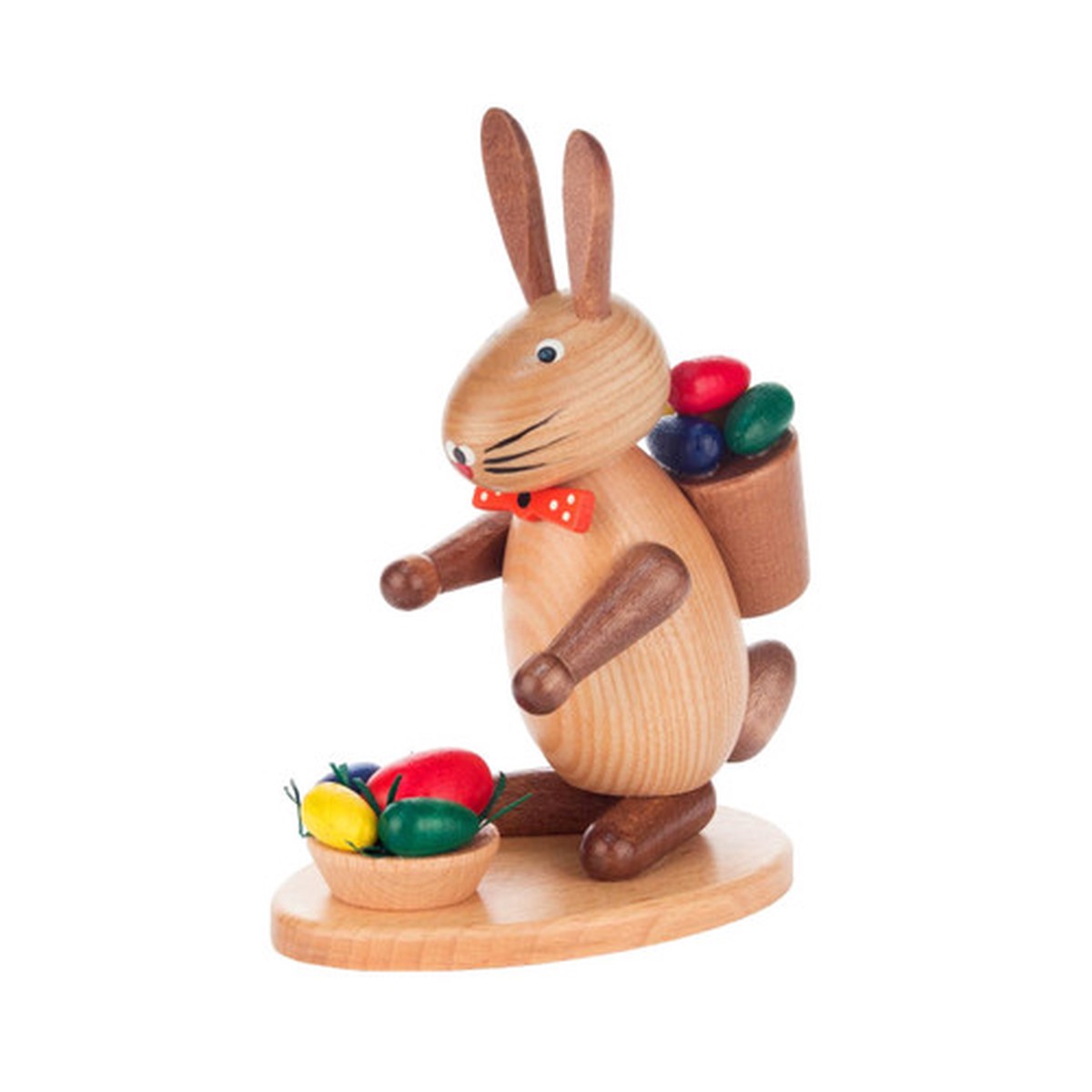 6" Dregeno Rabbit Easter Figure with Eggs