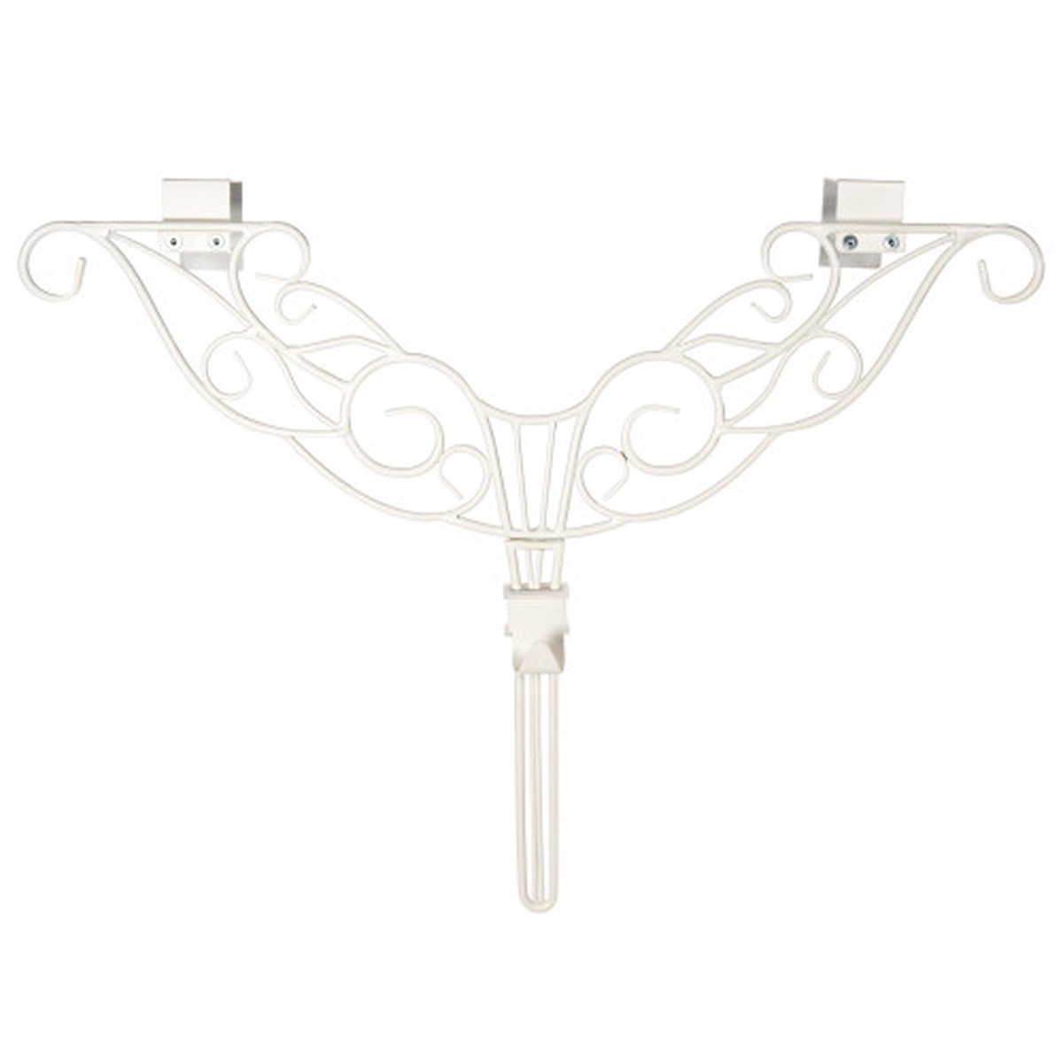 24" White Antler Unique Adjustable Christmas Wreath Hanger