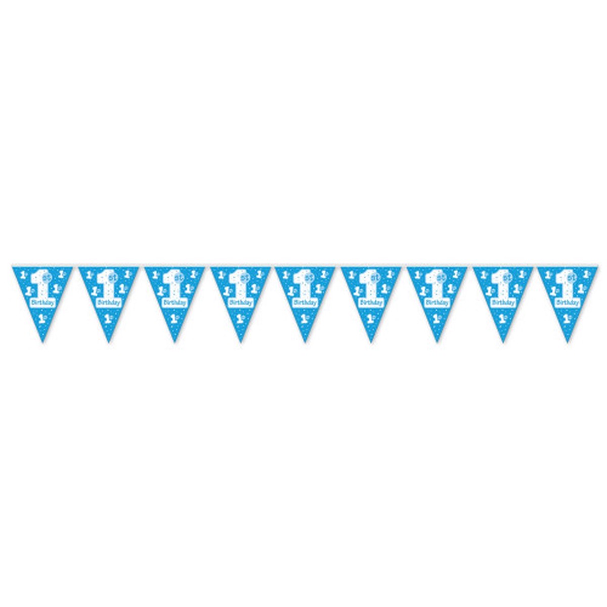 1st Birthday Pennant Party Banners – 12′ – Pack of 12