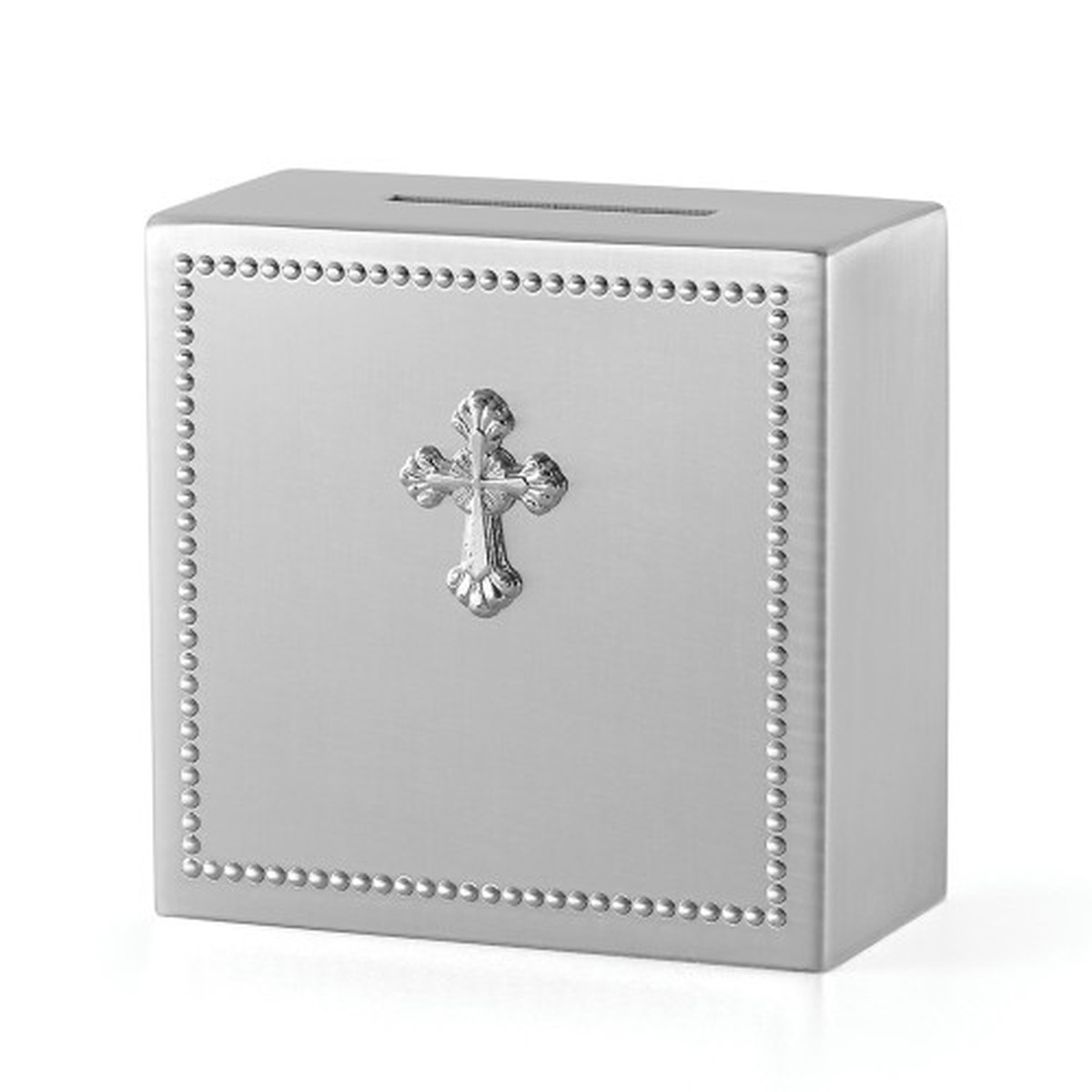 3" Classic Silver Contemporary Formal Bank