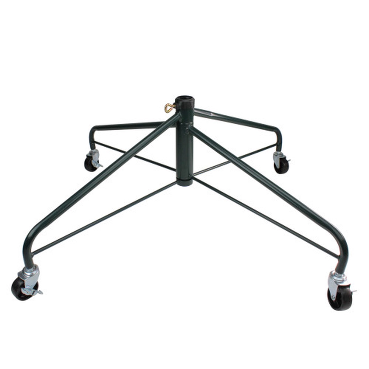 Green Metal Rolling Christmas Tree Stand for 9' - 12' Artificial Trees
