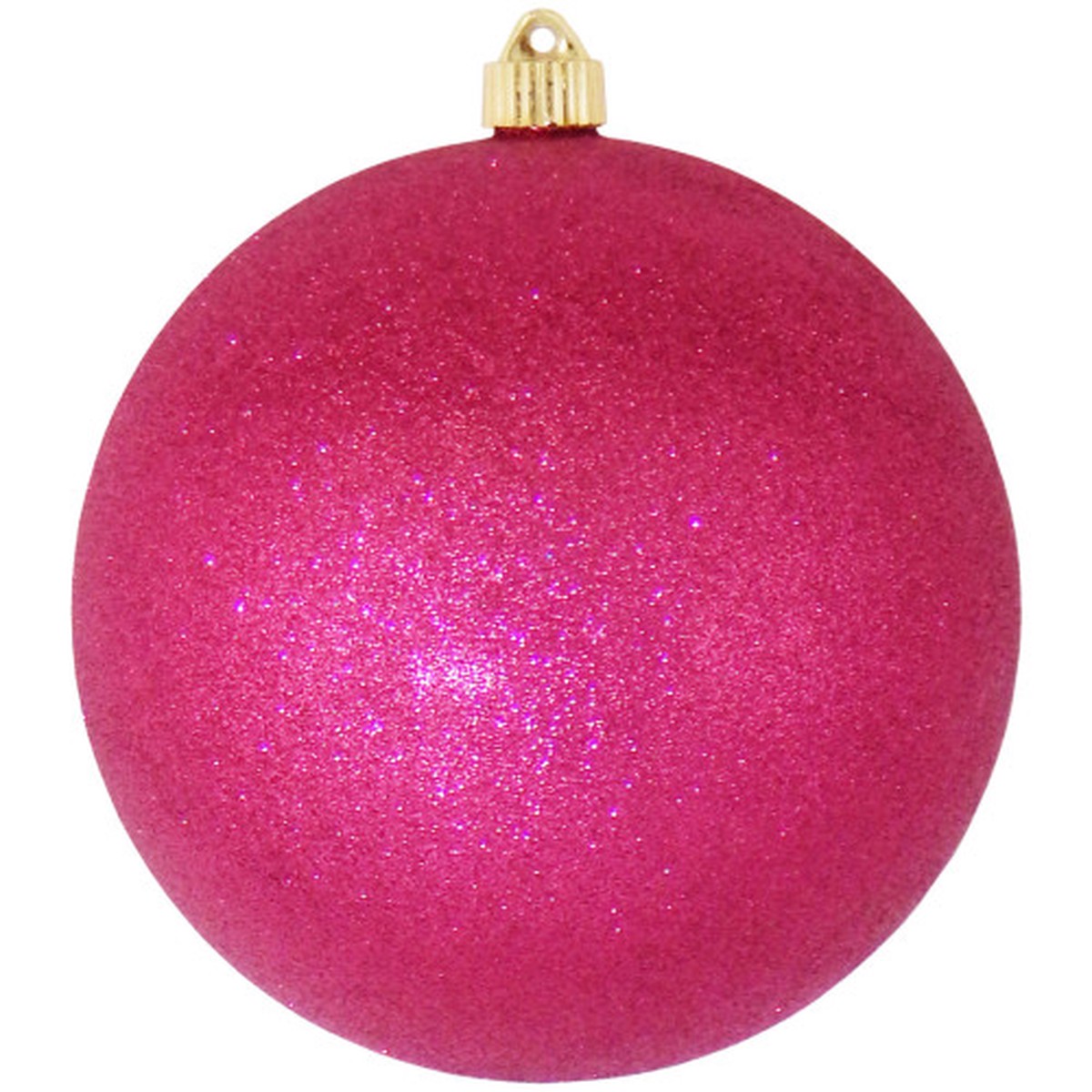 Cabernet Glitterring Shatterproof Christmas Ball Ornament 8" (200mm)