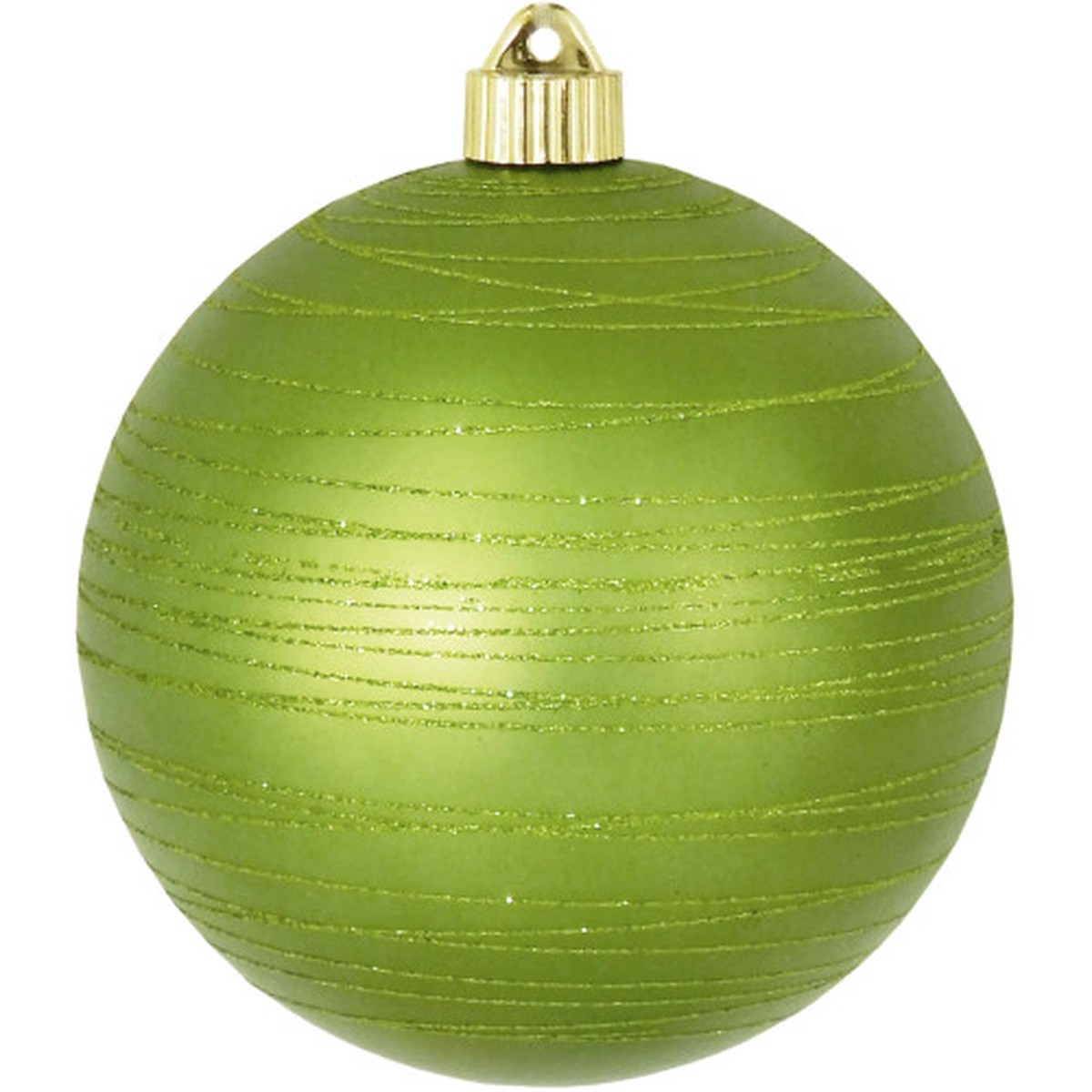 2ct Krypton Green and Lime Tangles Shatterproof Matte Christmas Ball Ornaments 6″ (150mm)