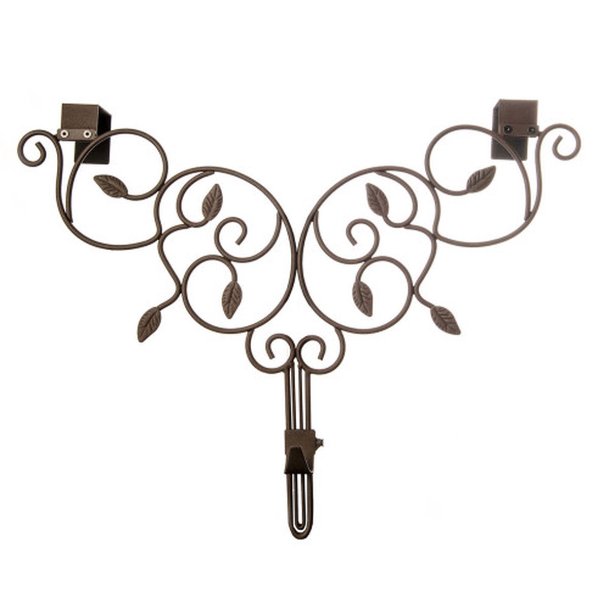 3.5" x 24" Cedar Brown Ivy Adjustable Christmas Wreath Hanger