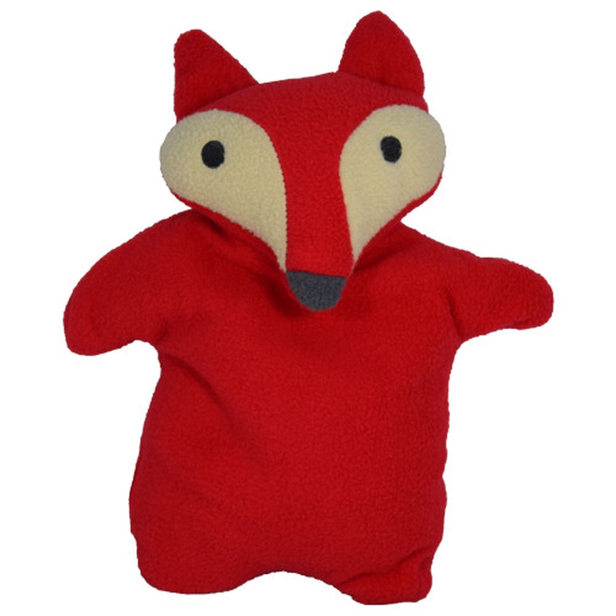 Set of 5 Red and Beige Fox-Shaped Heatable Aromatherapy 9"