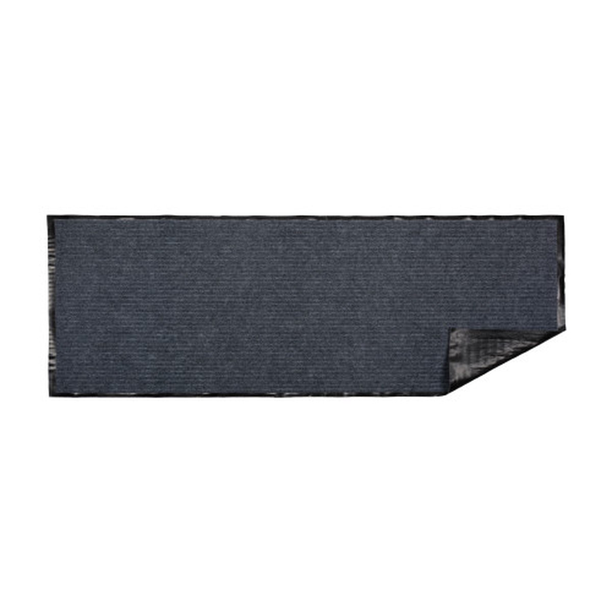 60" Gray Ribbed Design Utility Runner