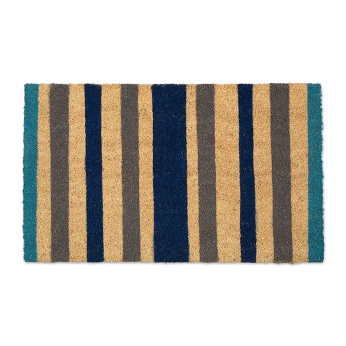 18" x 30" Vibrant Striped Coir Doormat