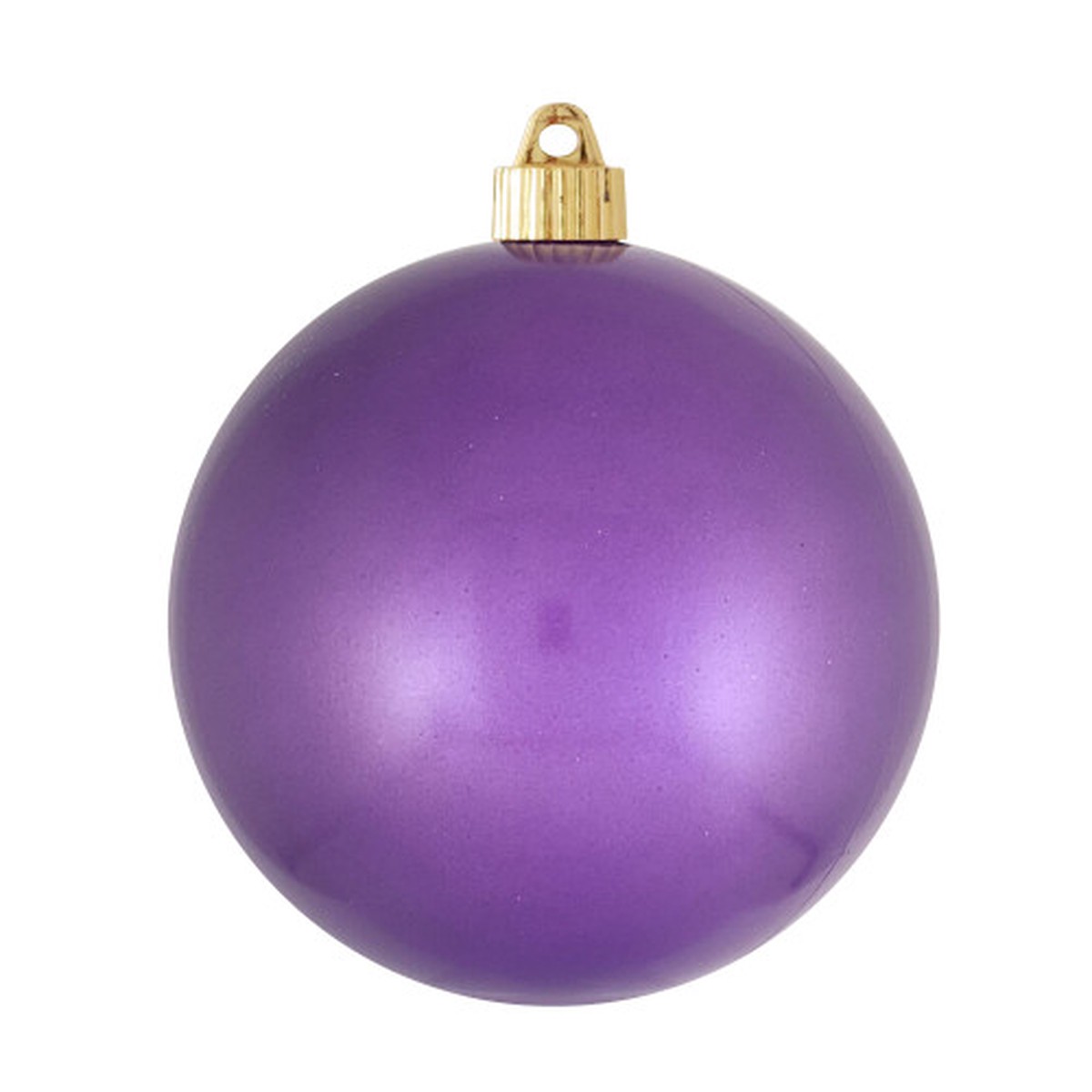 2ct Candy Crocus Purple Shatterproof Shiny Christmas Ball Ornaments 6″ (150mm)
