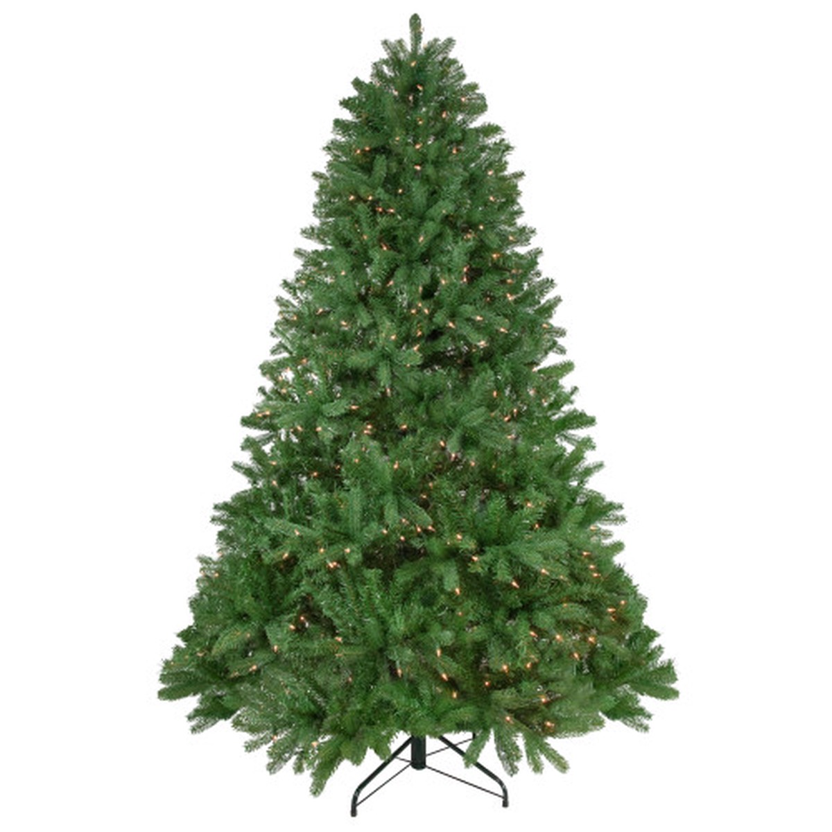 6.5' Pre-Lit Full Sierra Noble Fir Artificial Christmas Tree, Clear Lights