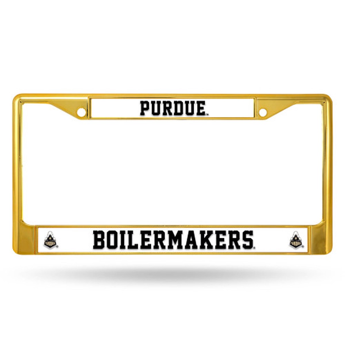 6" x 12" Gold and Black College Purdue Boilermaker License Plate Cover