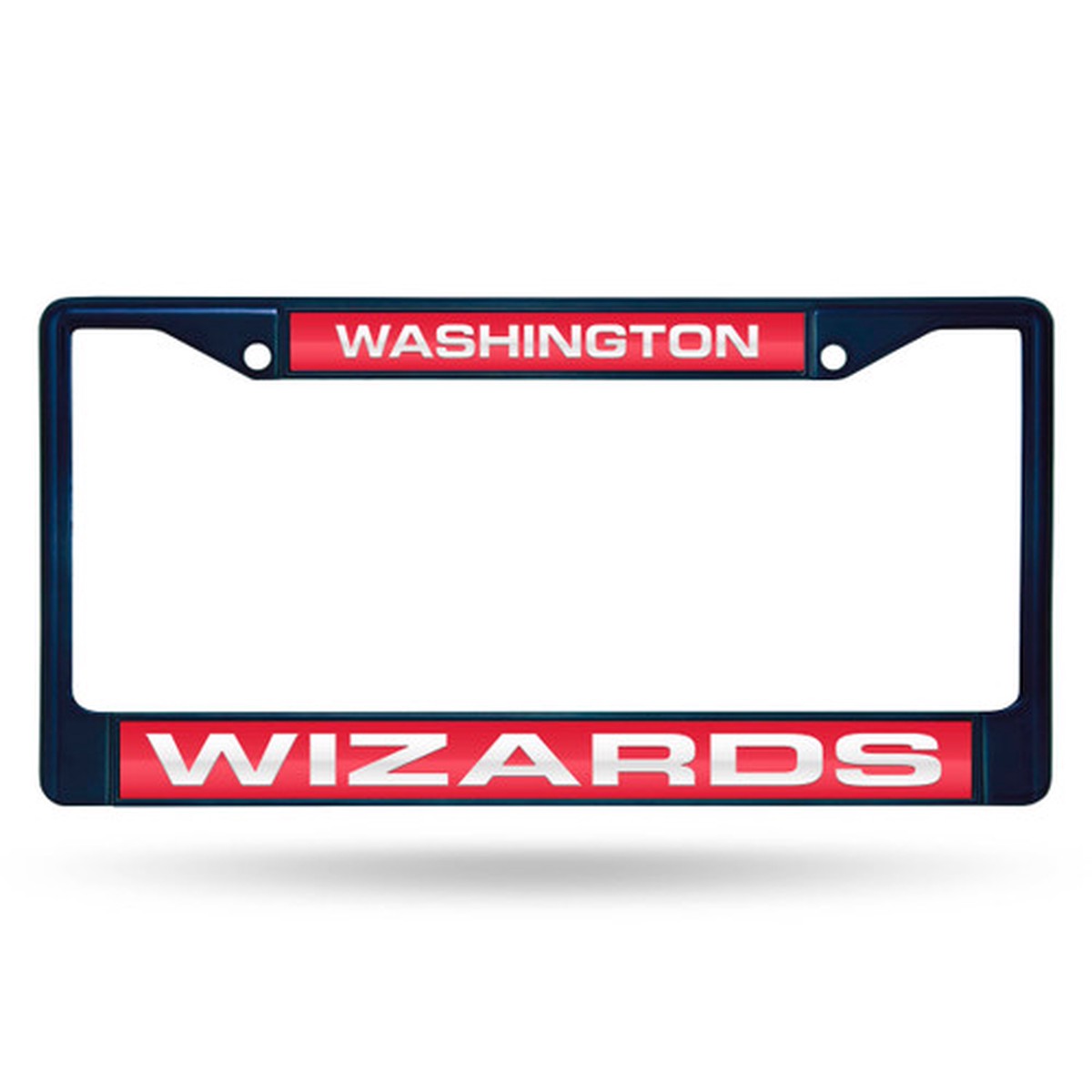 6" x 12" Red and Navy Blue NBA Washington Wizards Rectangular License Plate Cover