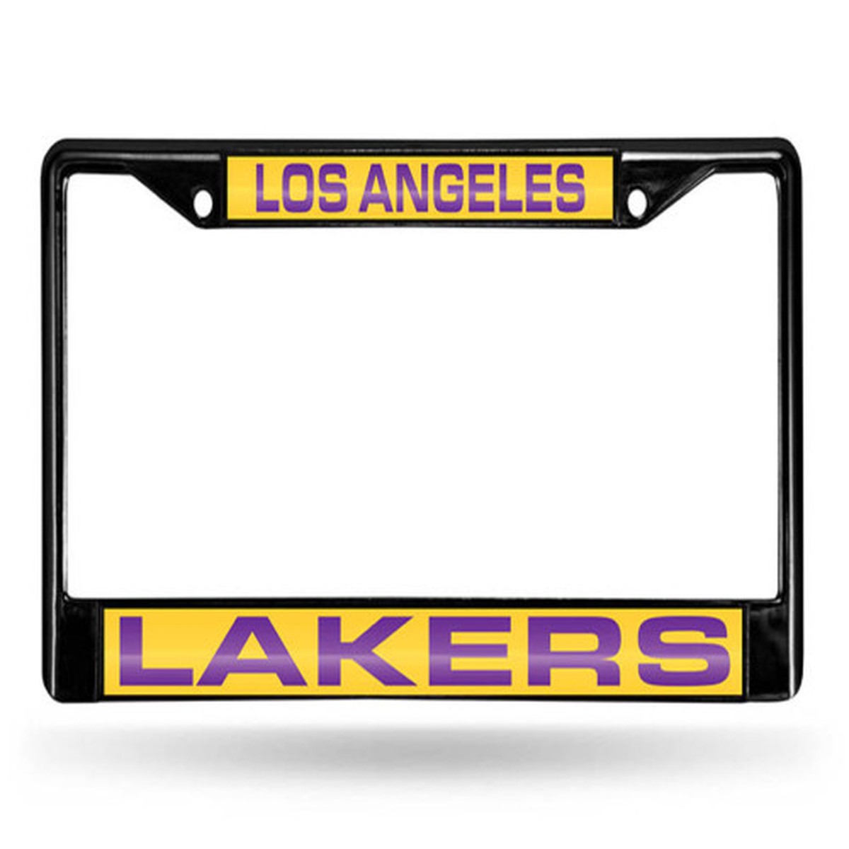 6" x 12" Yellow and Purple Los Angeles Lakers NBA Rectangular License Plate Cover