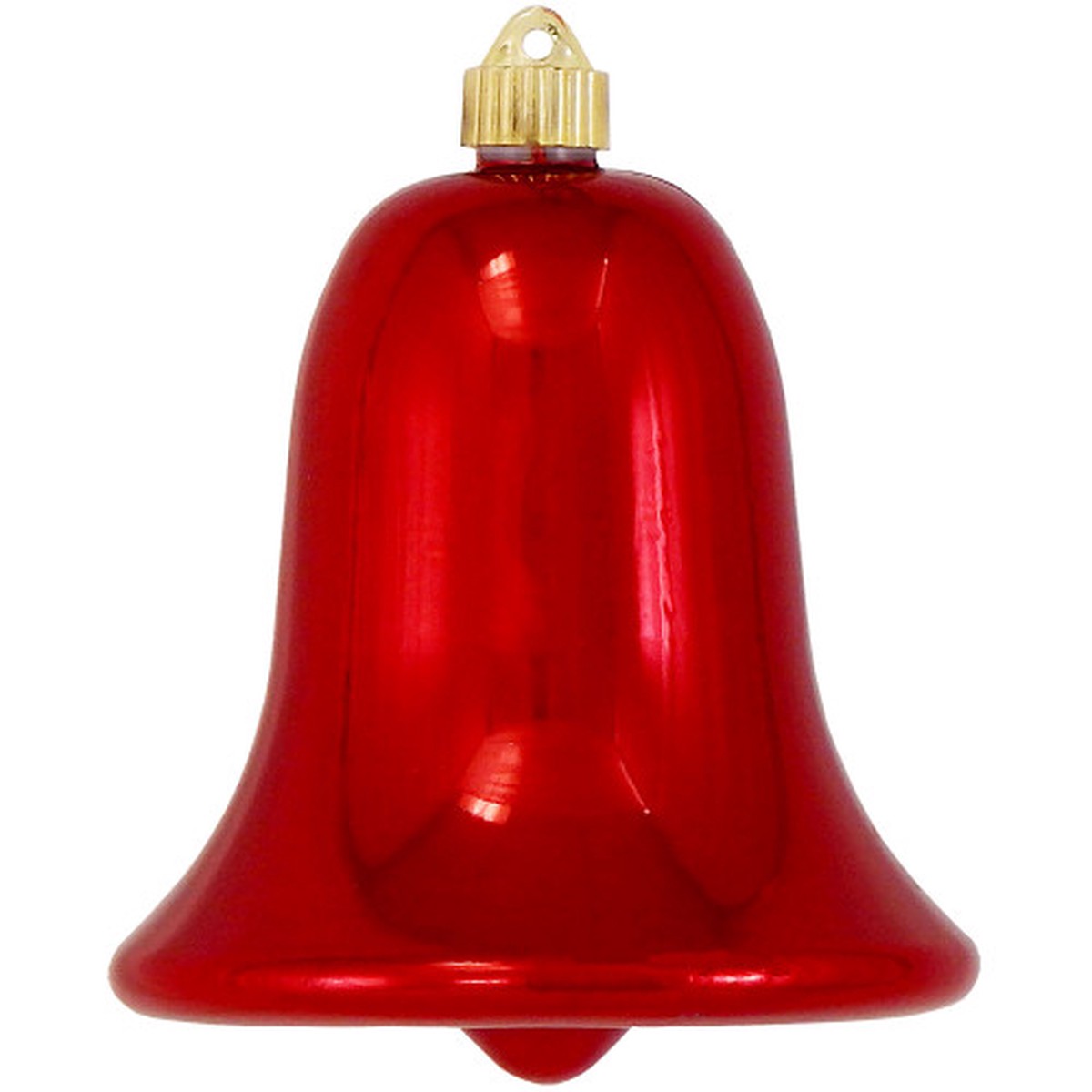 7″ Sonic Red Shatterproof Shiny Christmas Bell Ornament