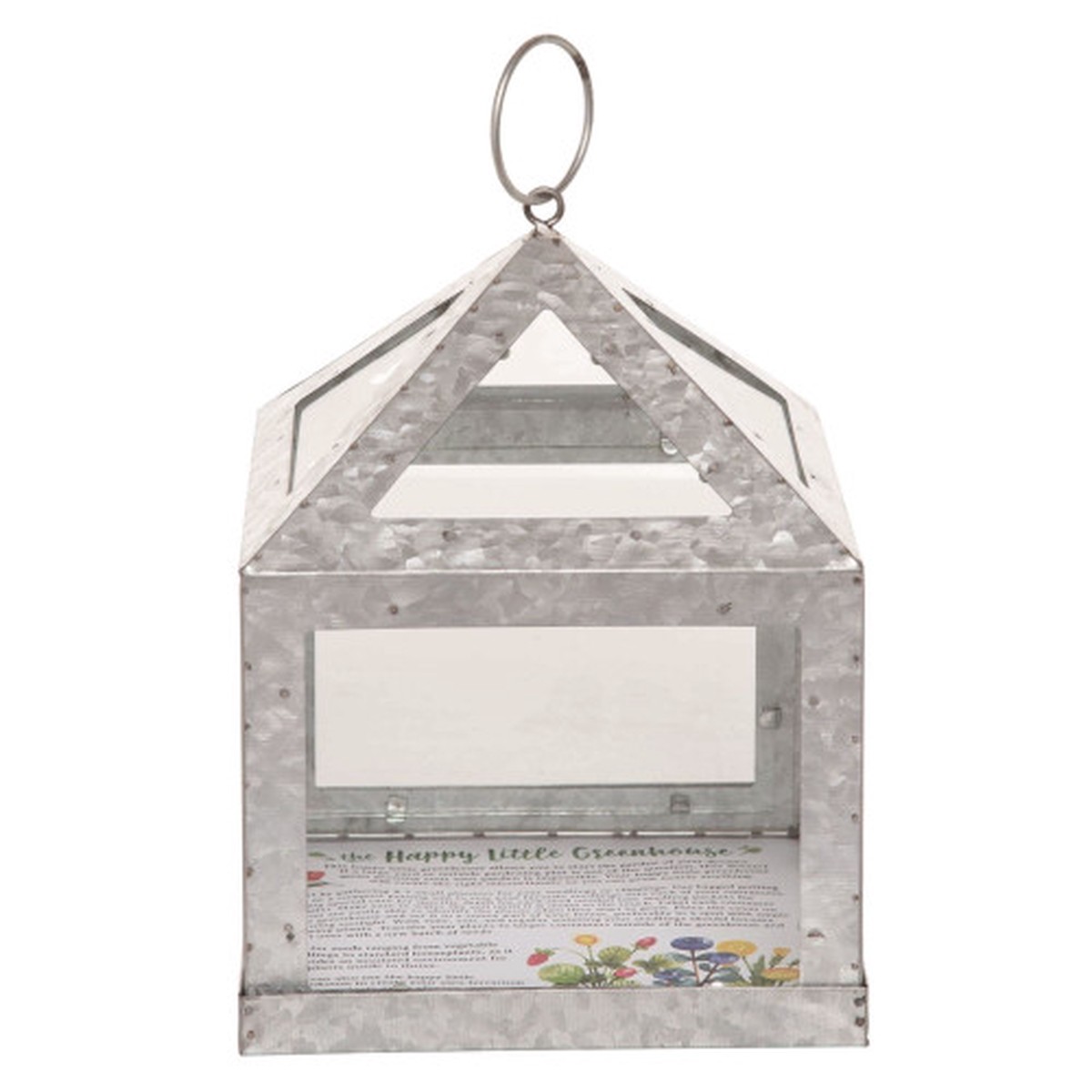 10.5″ Happy Little Greenhouse Seedling Planter