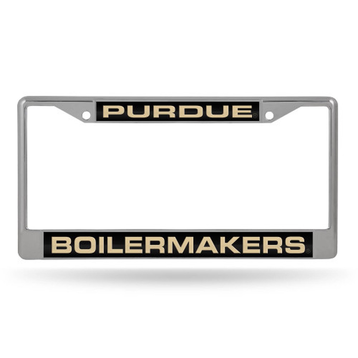 6" x 12" Black Silver Colored College Purdue Boilermakers License Plate Cover