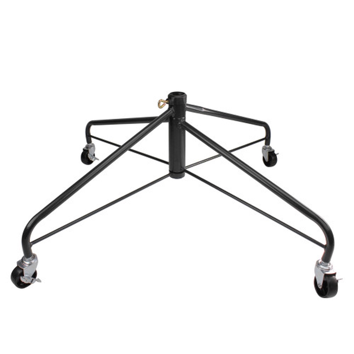 Black Rolling Artificial Christmas Tree Stand , 9'-12' Trees
