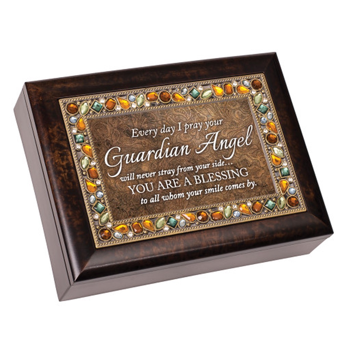 Guardian Angel Keepsake Musical Box - 8"