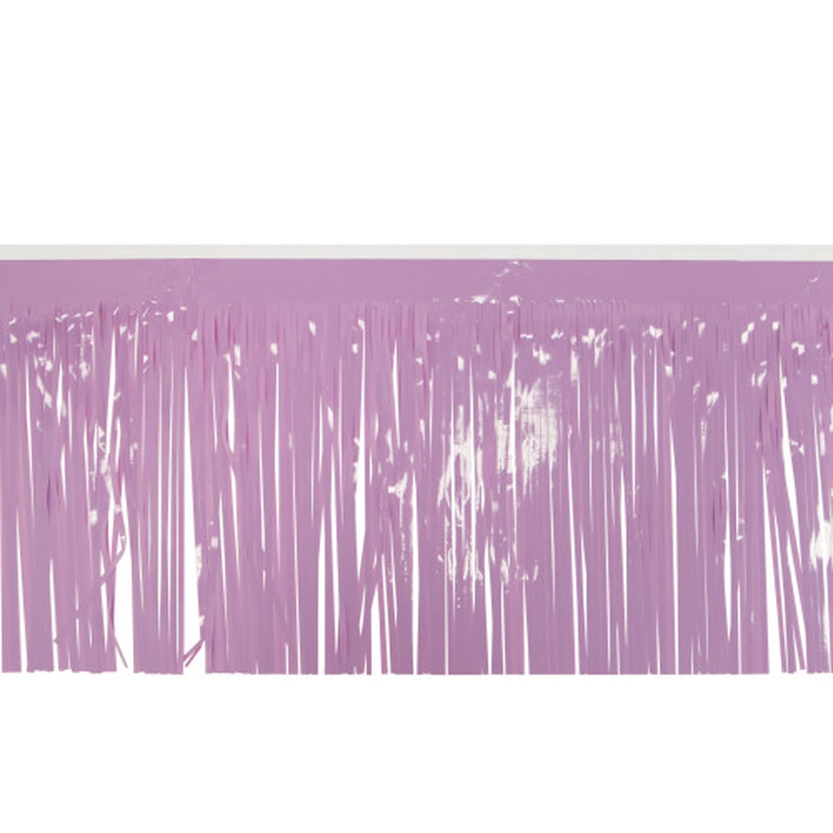 10′ Orchid Purple and White Contemporary Decorative Party Fringe Garland