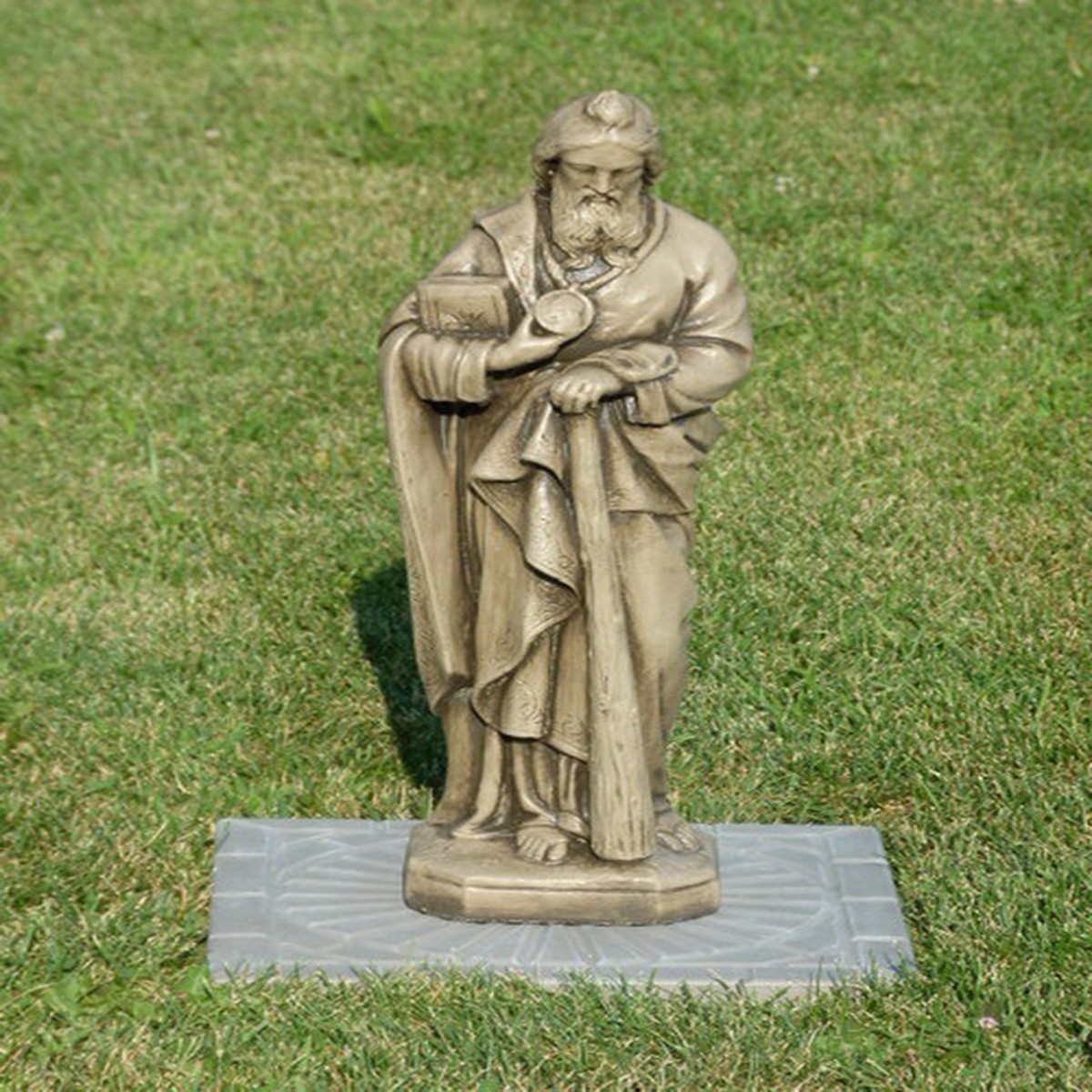 25 Marble Finished St Jude Outdoor Statue Decoration