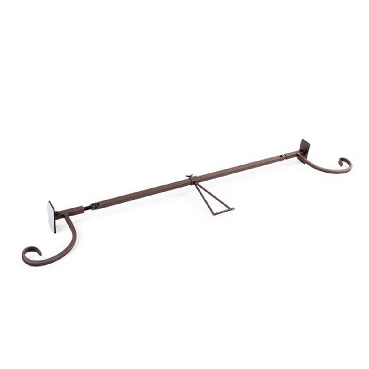 7.5" x 43" Hickory Brown Slim Single Door Garland Christmas Hanger